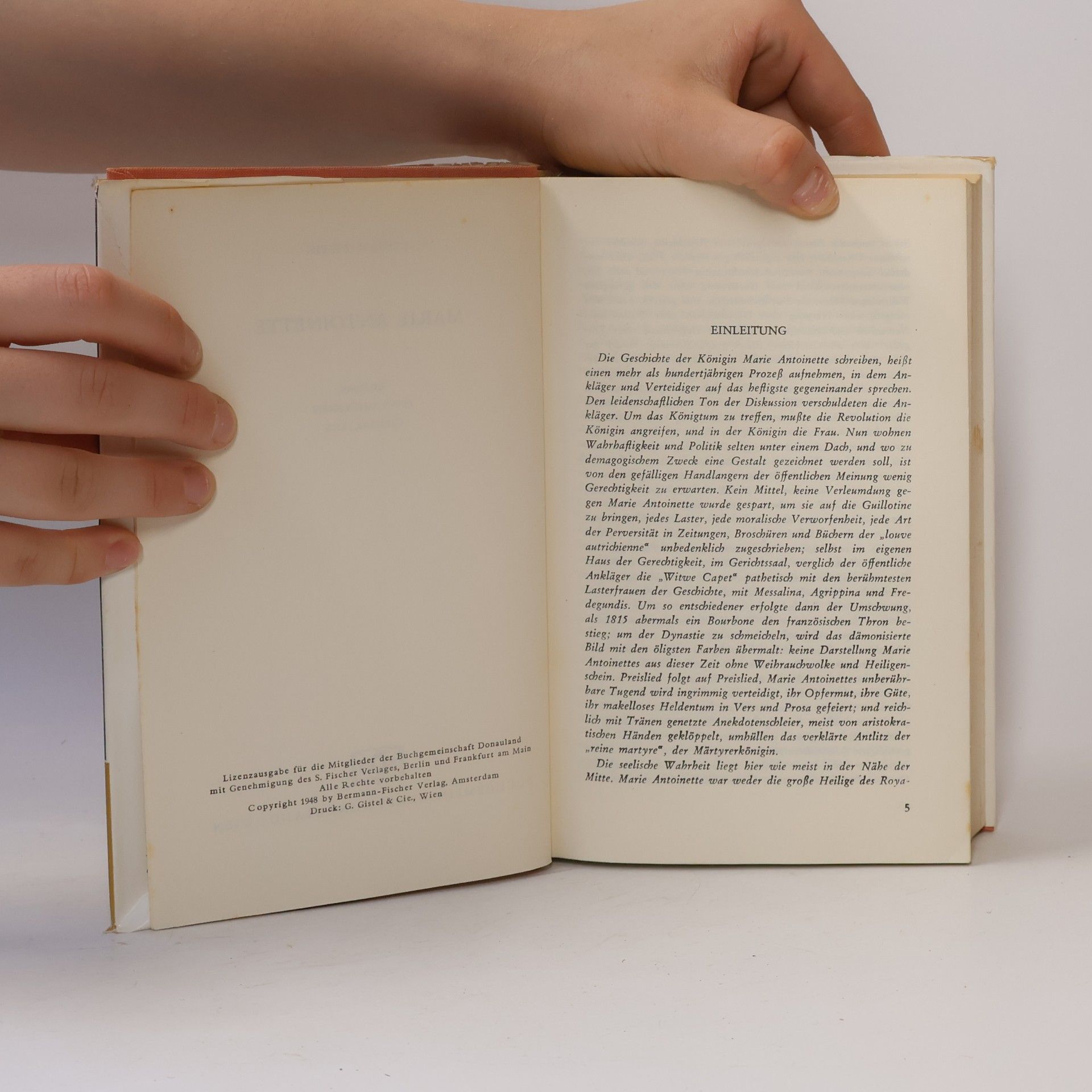 Stefan Zweig Marie Antoinette