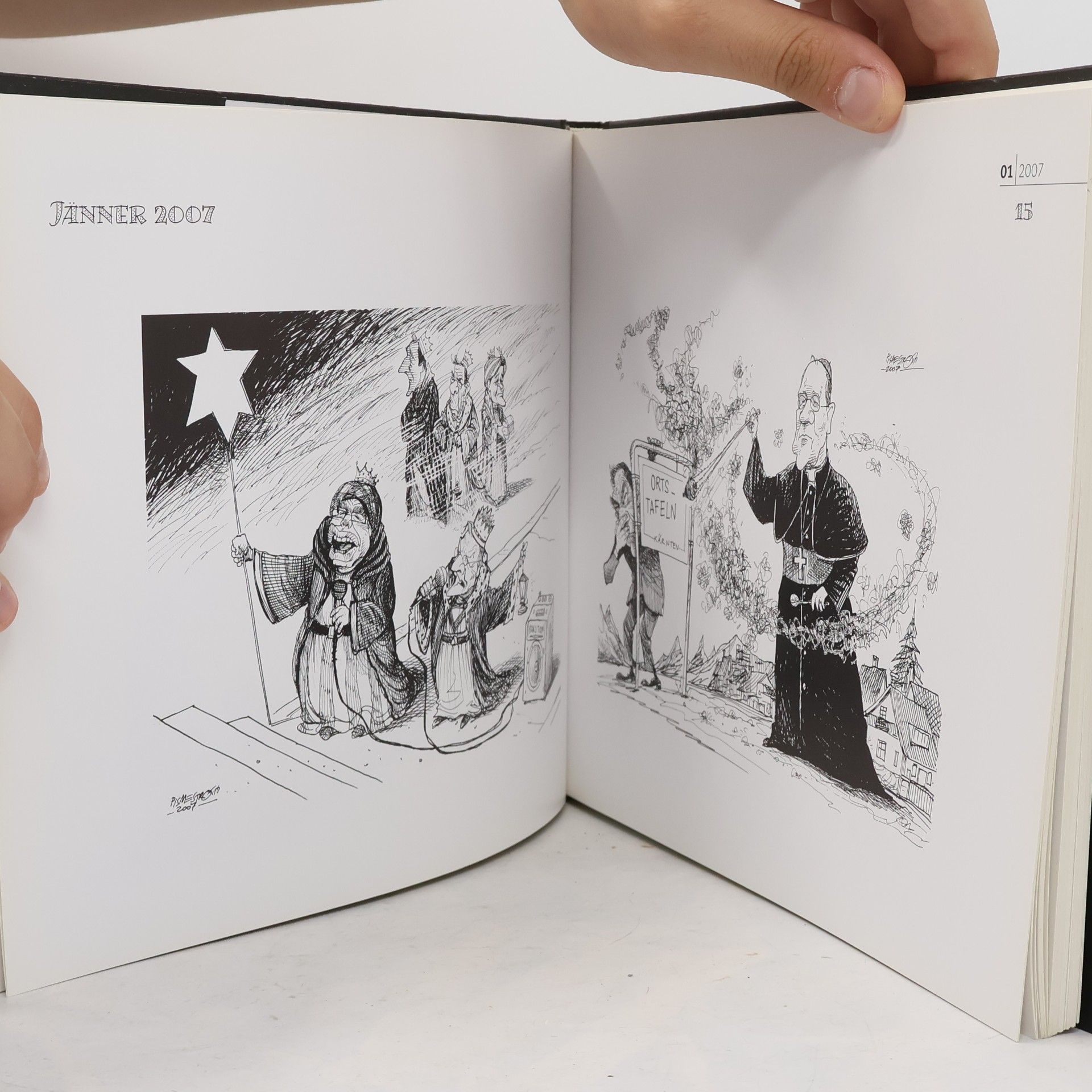 Petar Pismestrović Politische Karikaturen & Köpfe des Jahres 2007