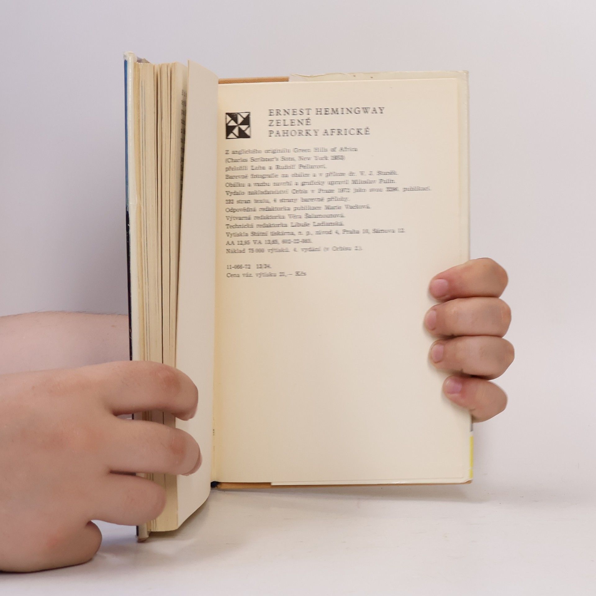 Ernest Hemingway Zelené pahorky africké