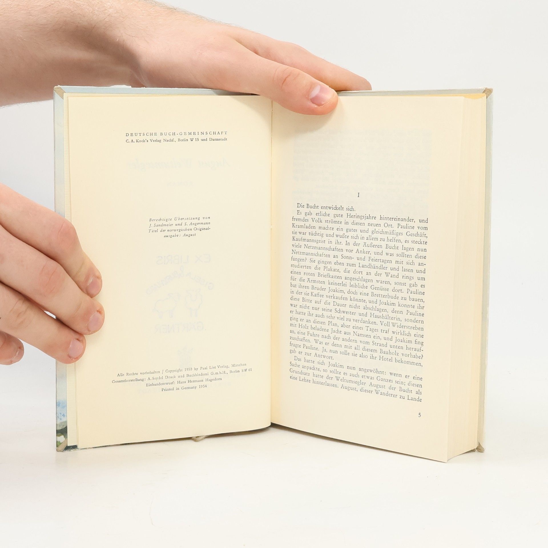 Knut Hamsun August Weltumsegler