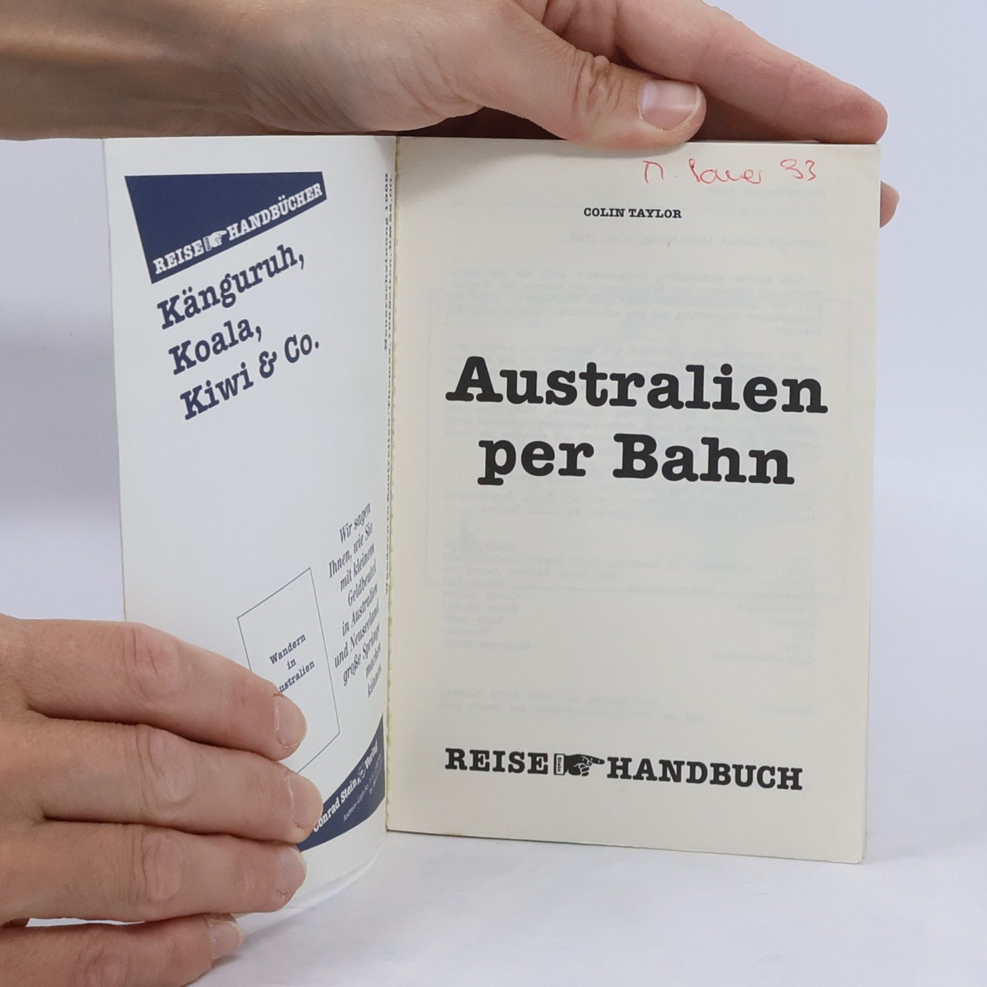 Colin F. Taylor Australien per Bahn