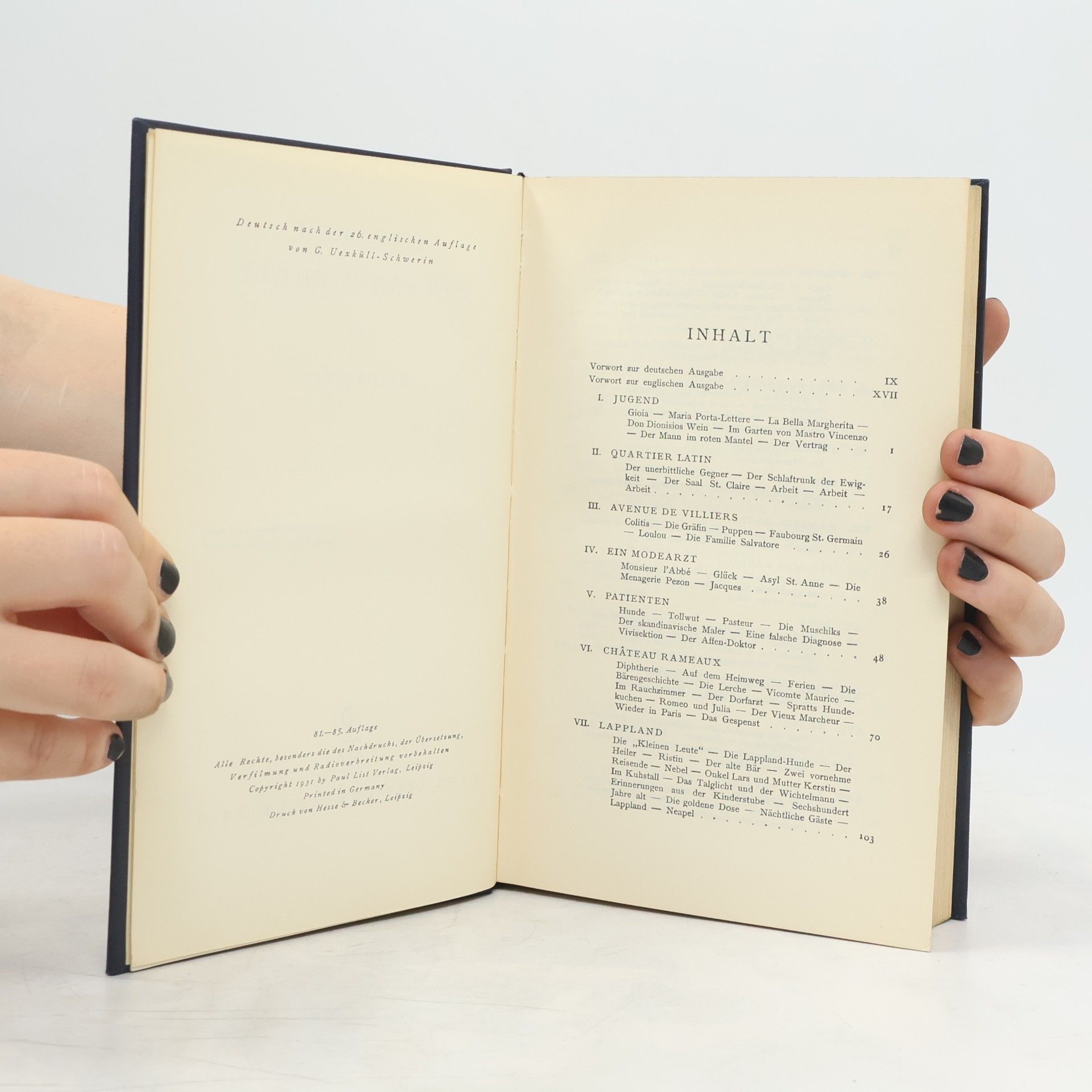 Axel Munthe Das Buch von San Michele