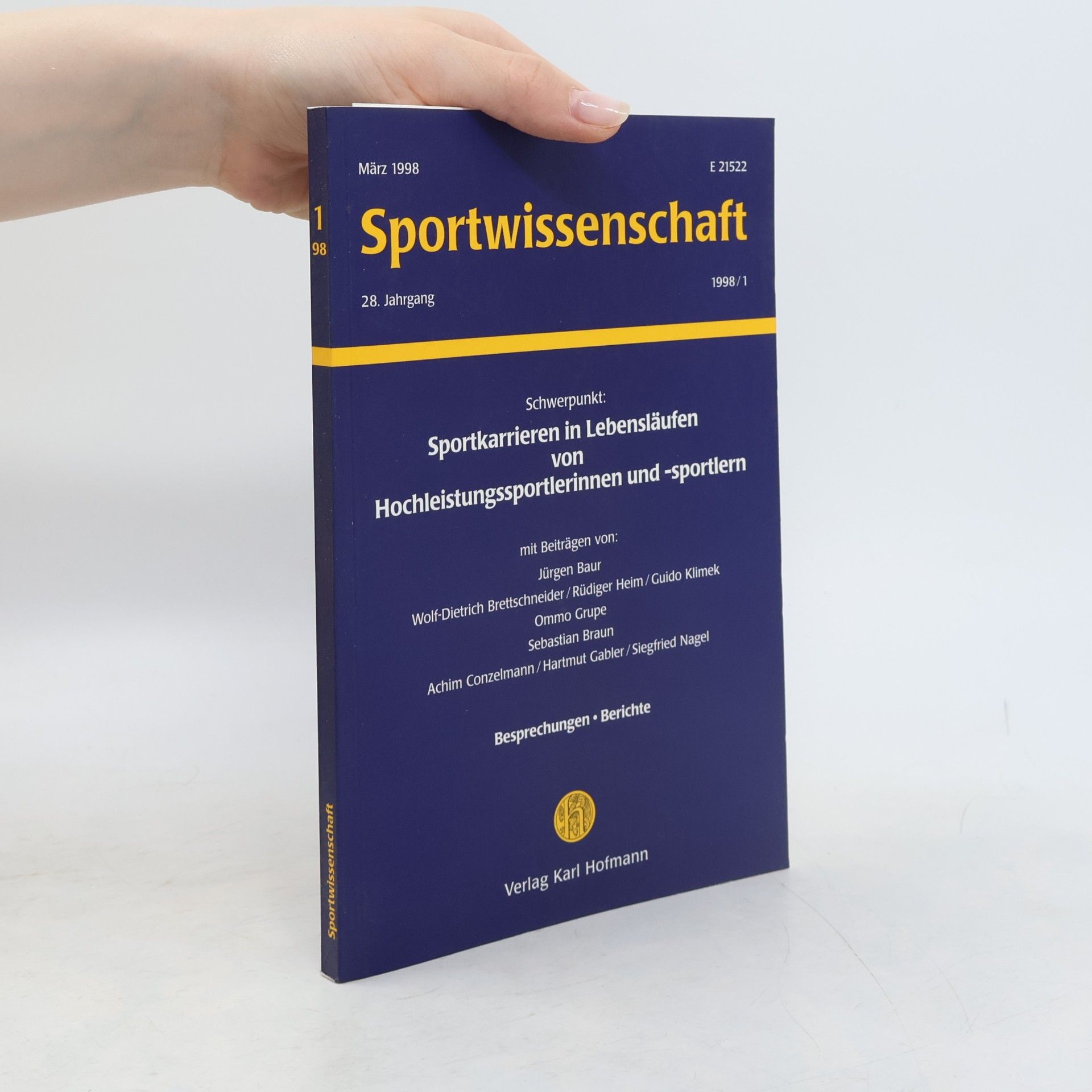 Various authors Sportwissenschaft 1998/1