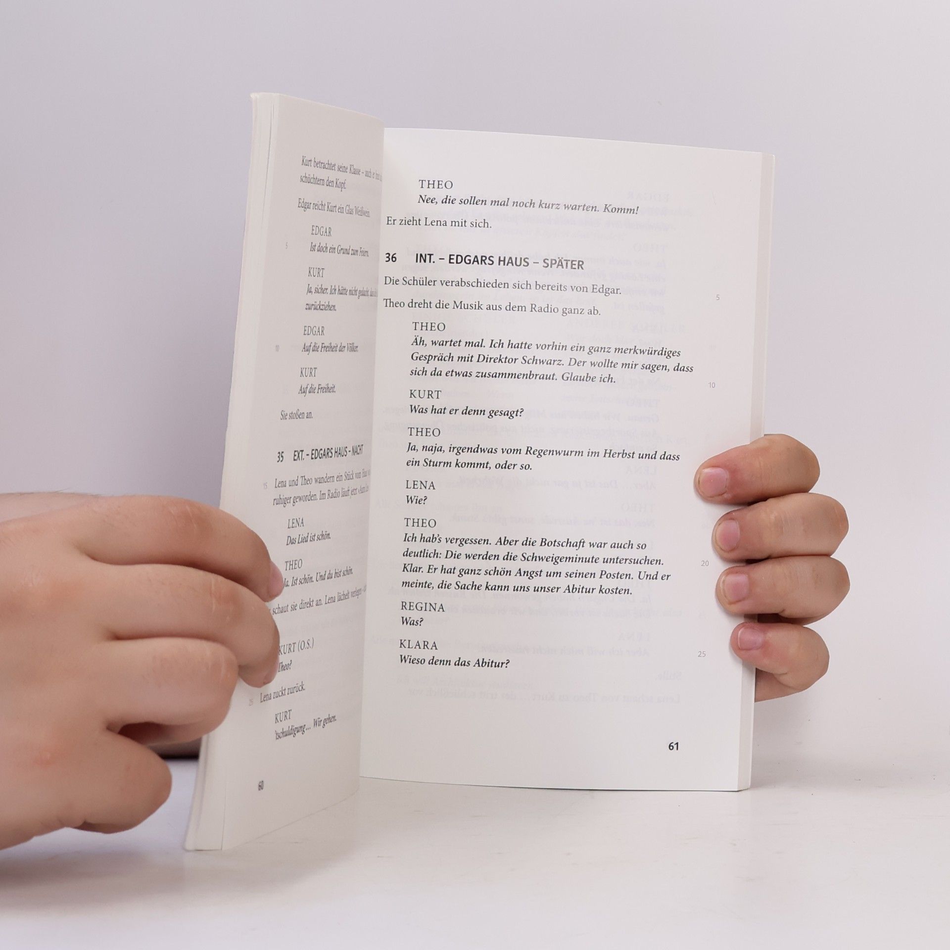 Lars Kraume Drehbuch: Das schweigende Klassenzimmer