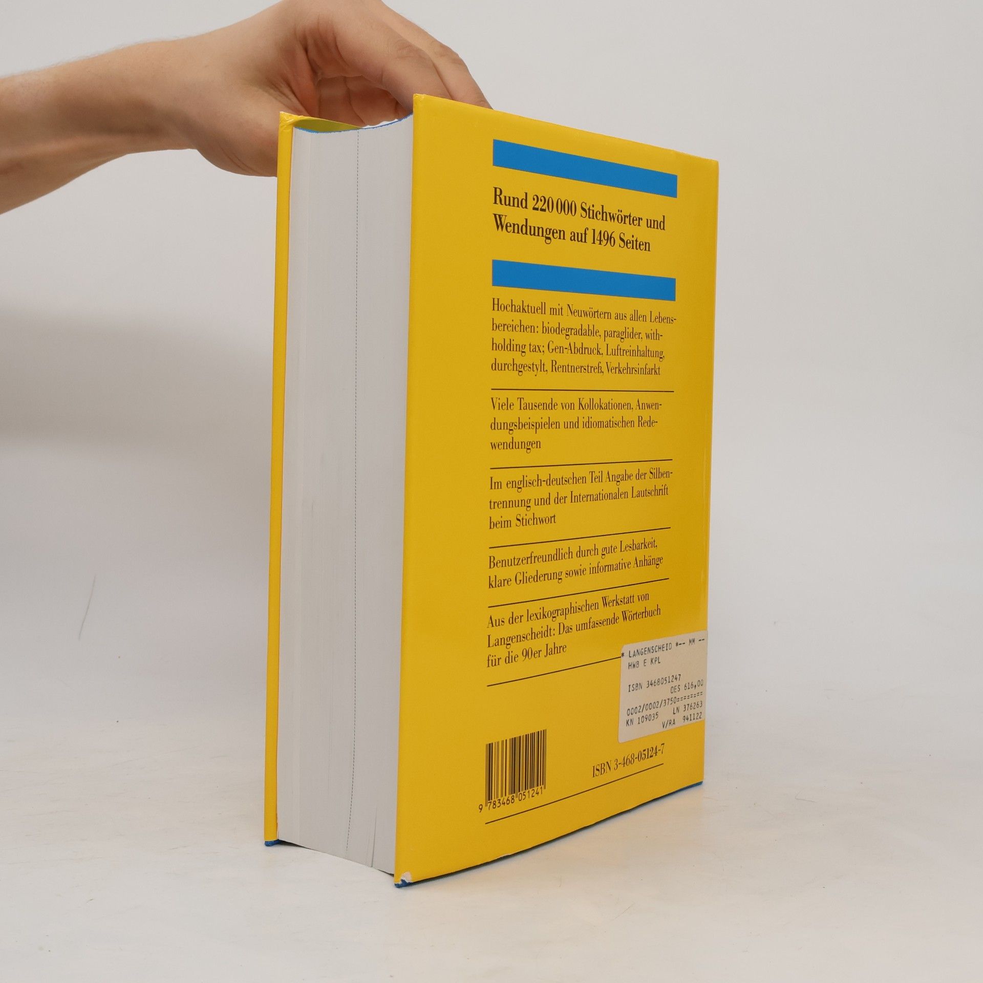 Heinz Messinger Langenscheidts Handwörterbuch Englisch