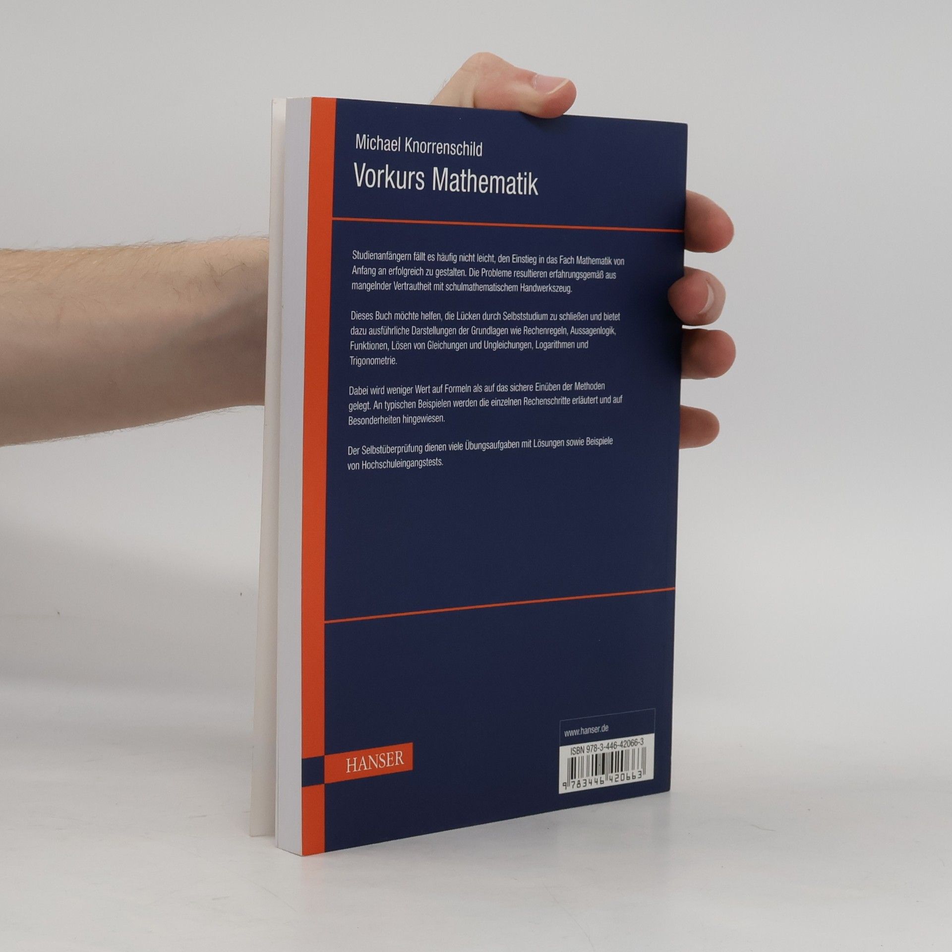 Michael Knorrenschild Vorkurs Mathematik