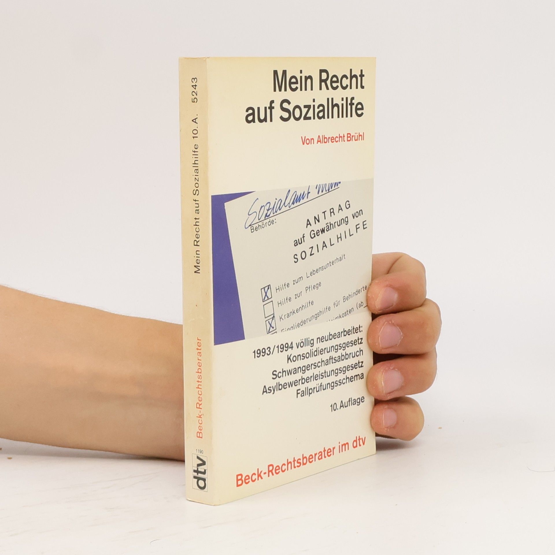 Albrecht Brühl Mein Recht auf Sozialhilfe