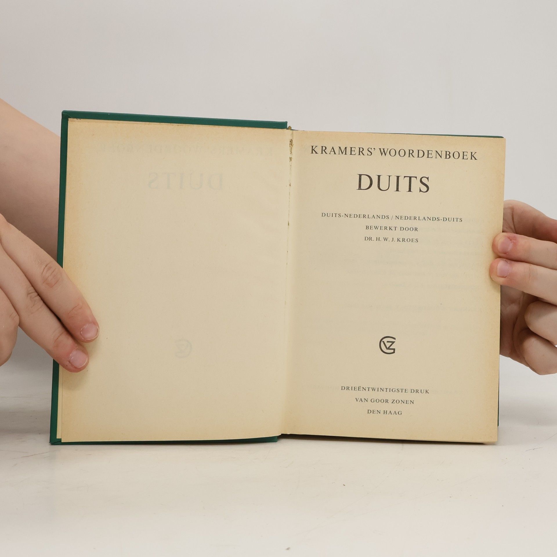 H. W. J. Kroes Kramers' Duits Woordenboek
