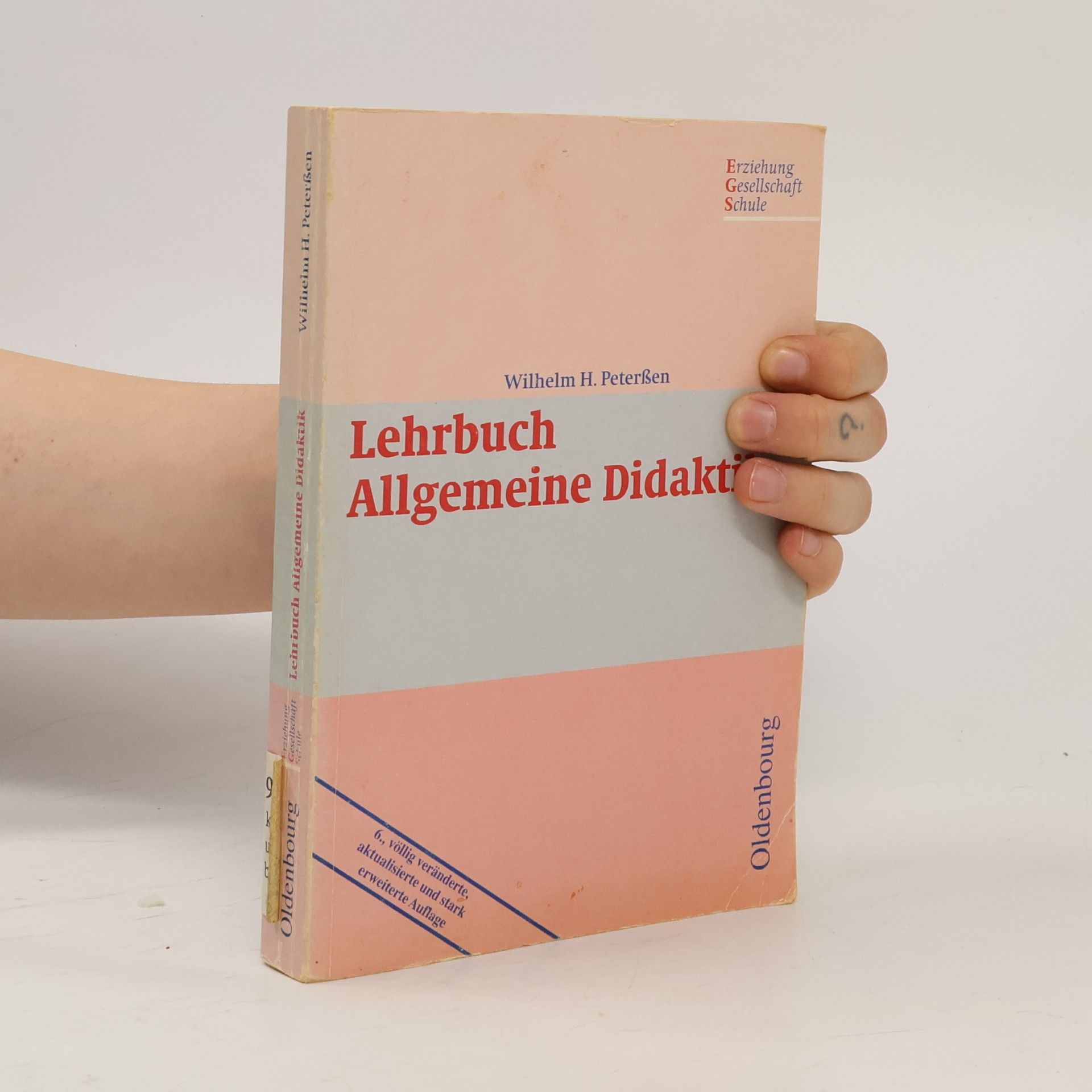 Wilhelm Peterßen Lehrbuch allgemeine Didaktik
