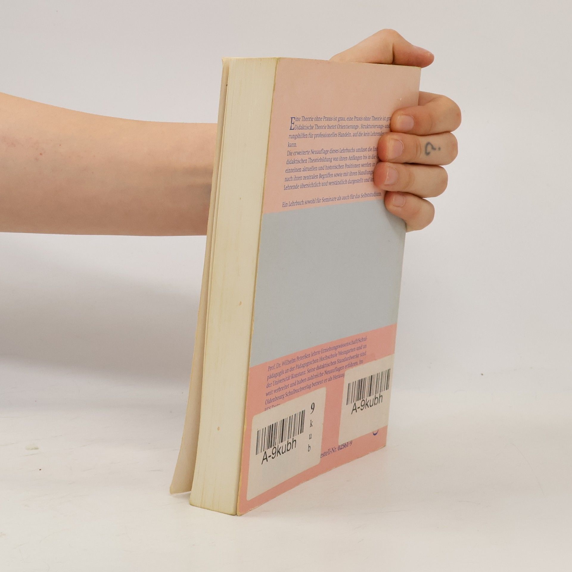 Wilhelm Peterßen Lehrbuch allgemeine Didaktik