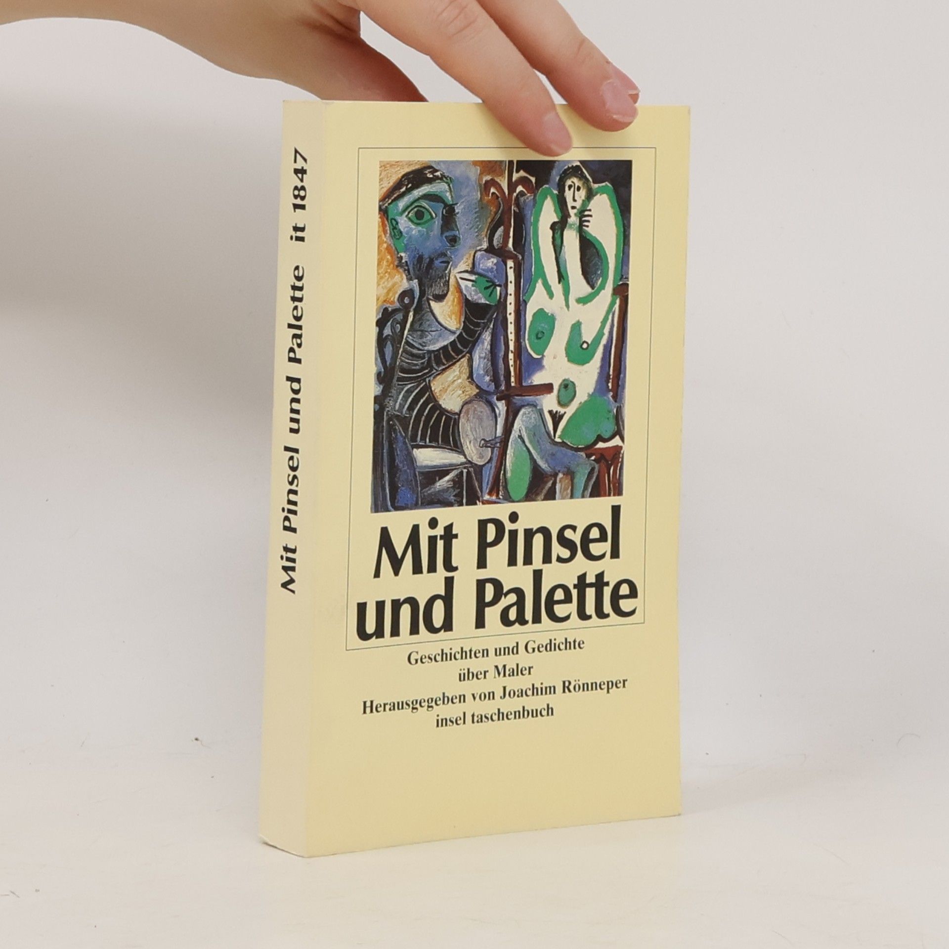 Joachim Rönneper Mit Pinsel und Palette