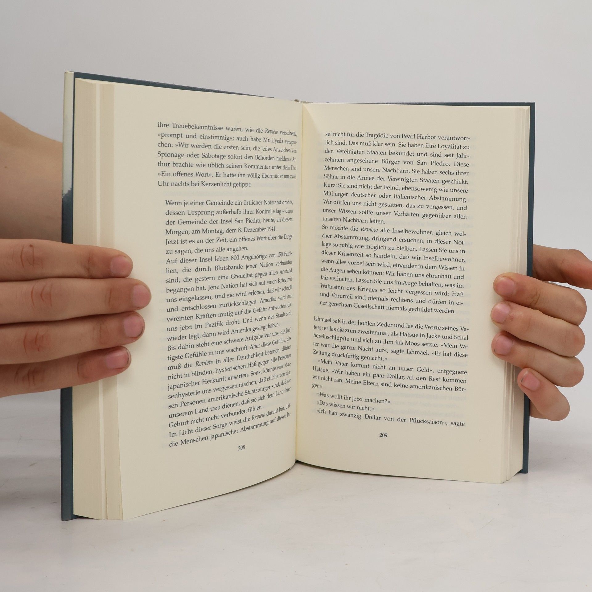 David Guterson Schnee, der auf Zedern fällt