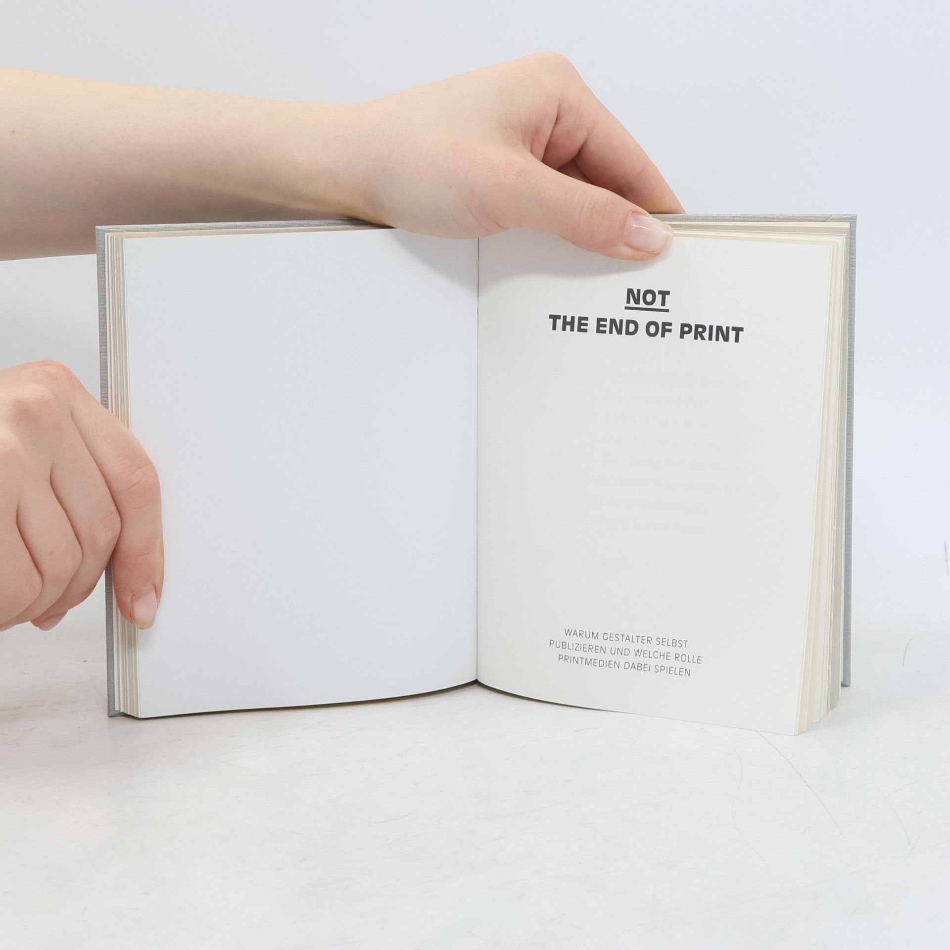 Isabel Seiffert Not the End of Print