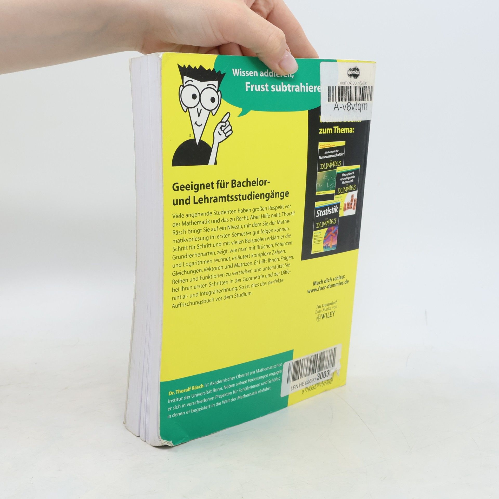 Thoralf Räsch Vorkurs Mathematik für Naturwissenschaftler für Dummies
