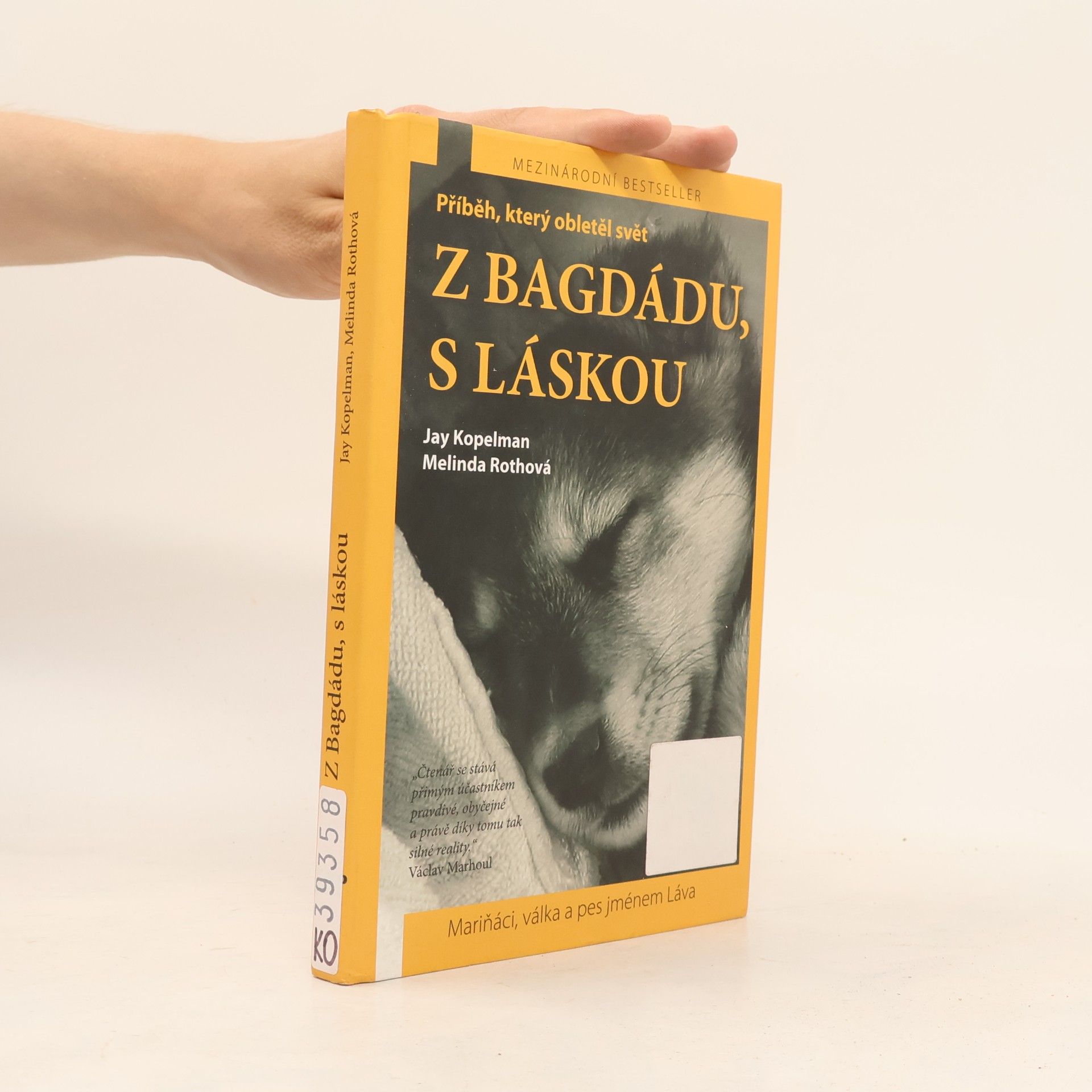 Melinda Roth Z Bagdádu, s láskou: Mariňáci, válka a pes jménem Láva