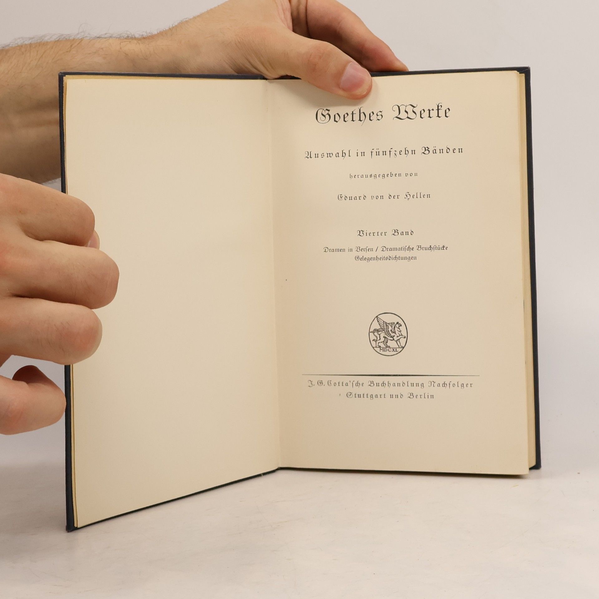 Johann Wolfgang von Goethe Goethes Werke 4