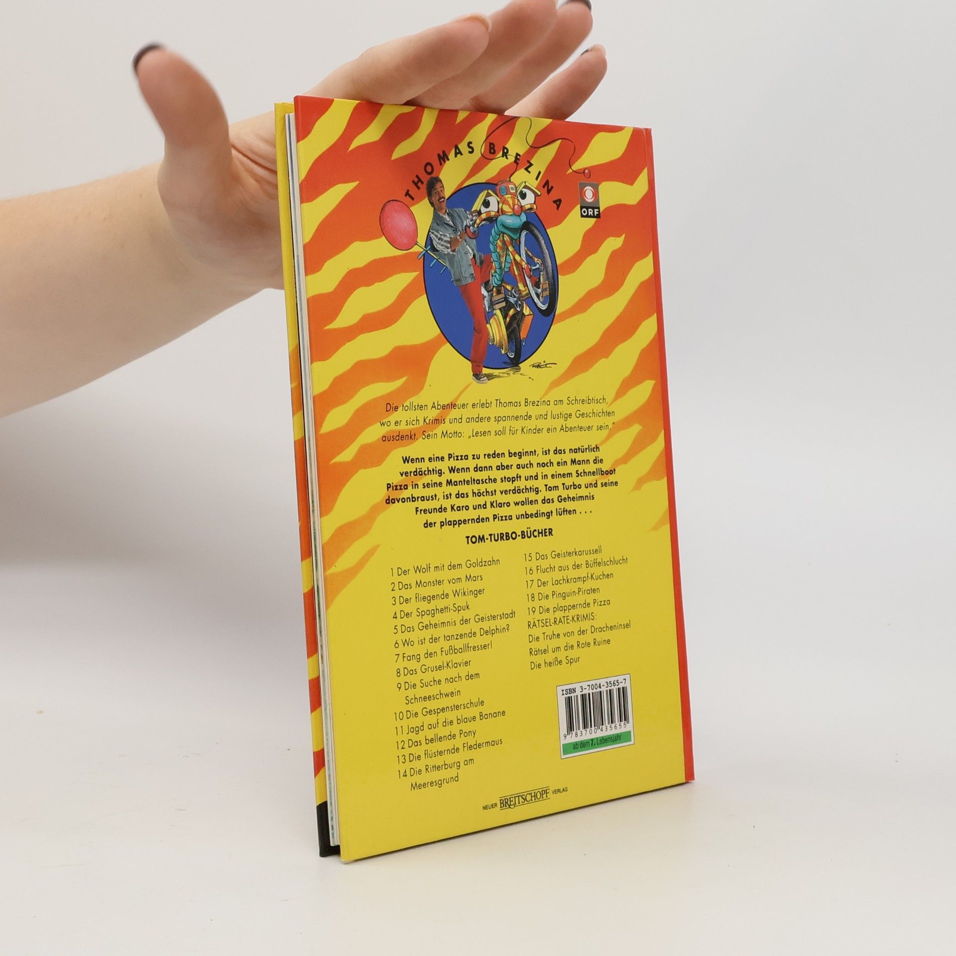 Thomas Brezina Tom Turbo: Die plappernde Pizza