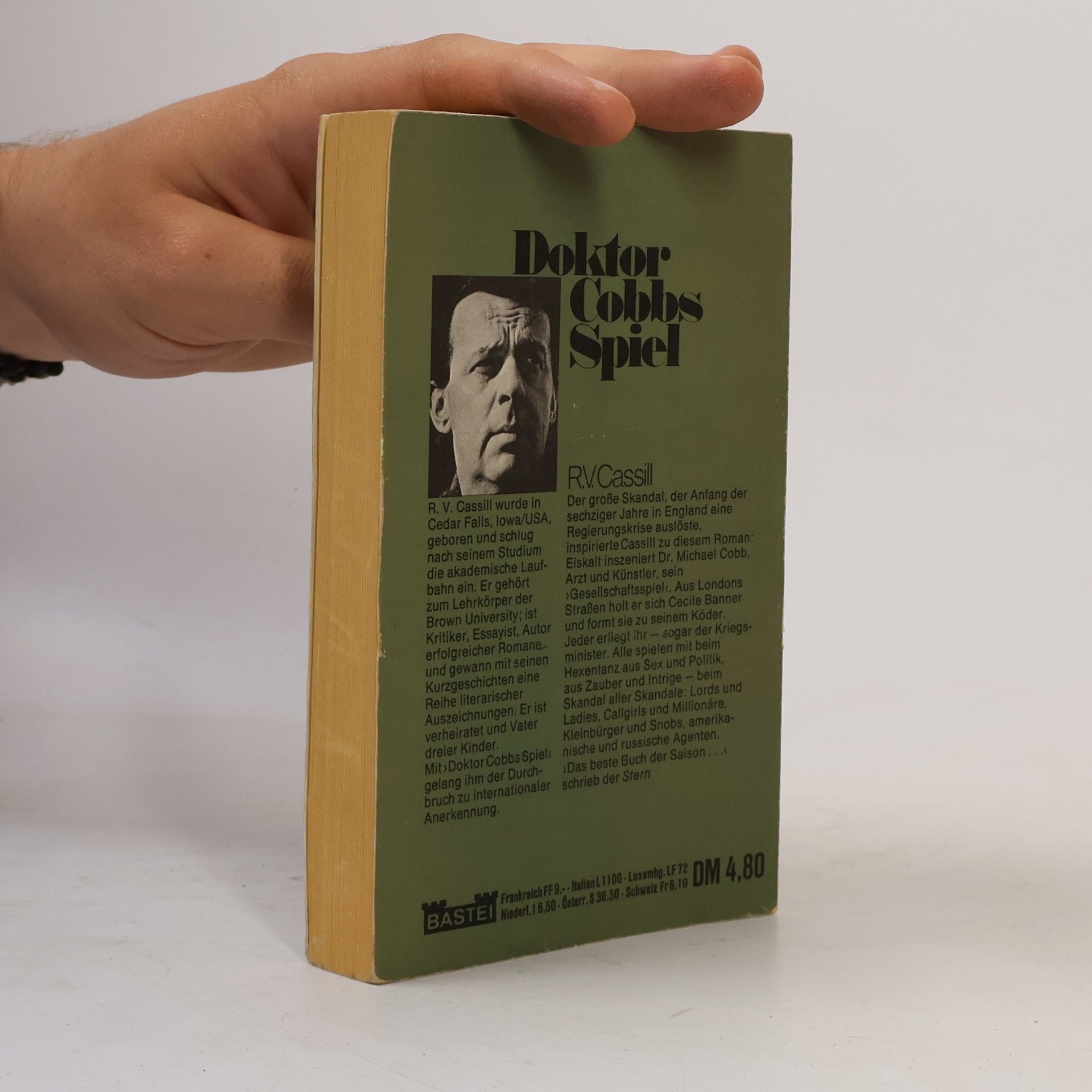 R. V. Cassill Doktor Cobbs Spiel