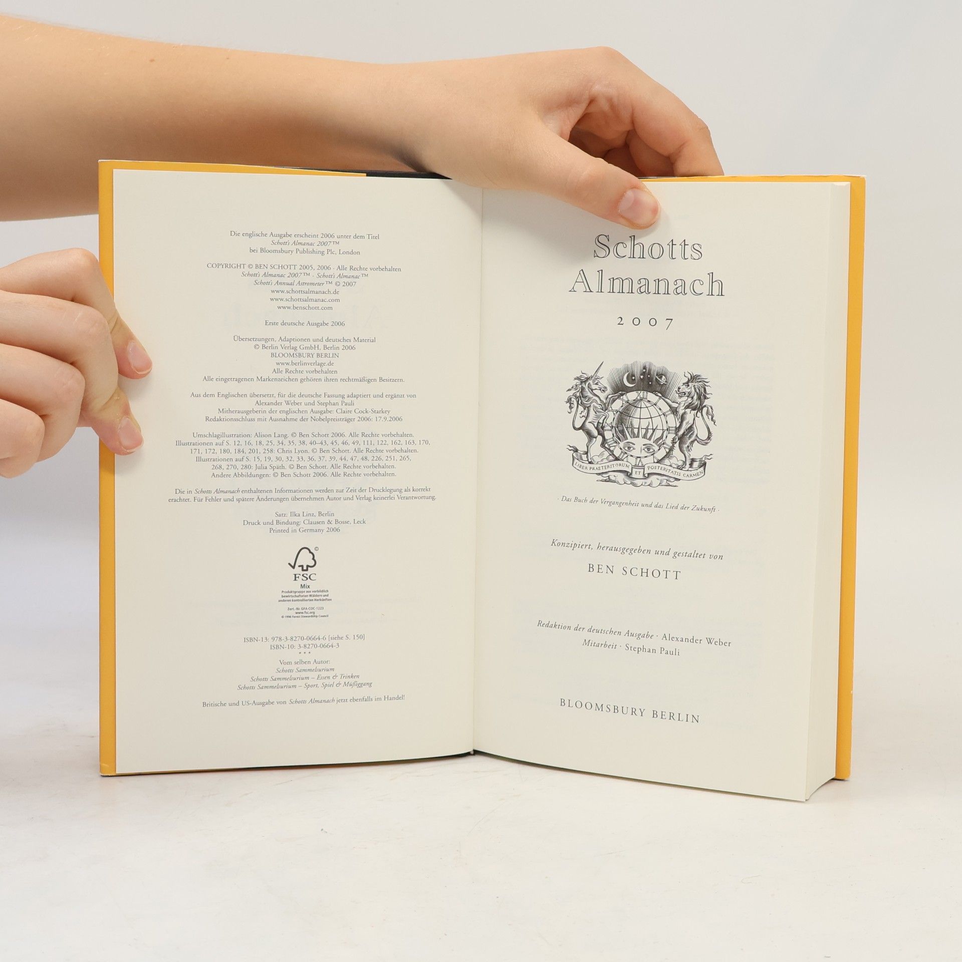 Ben Schott Schotts Almanach 2007