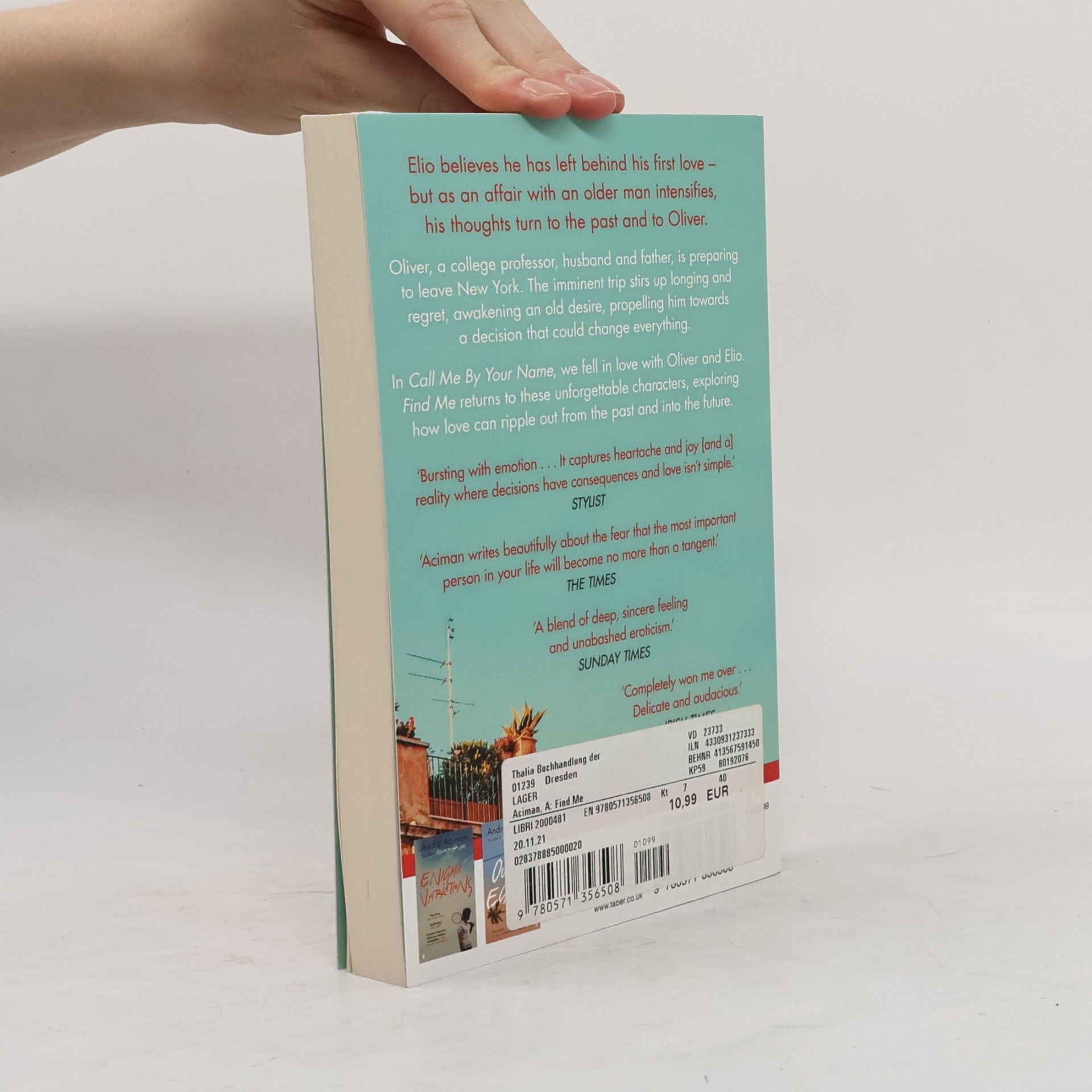 André Aciman Find me