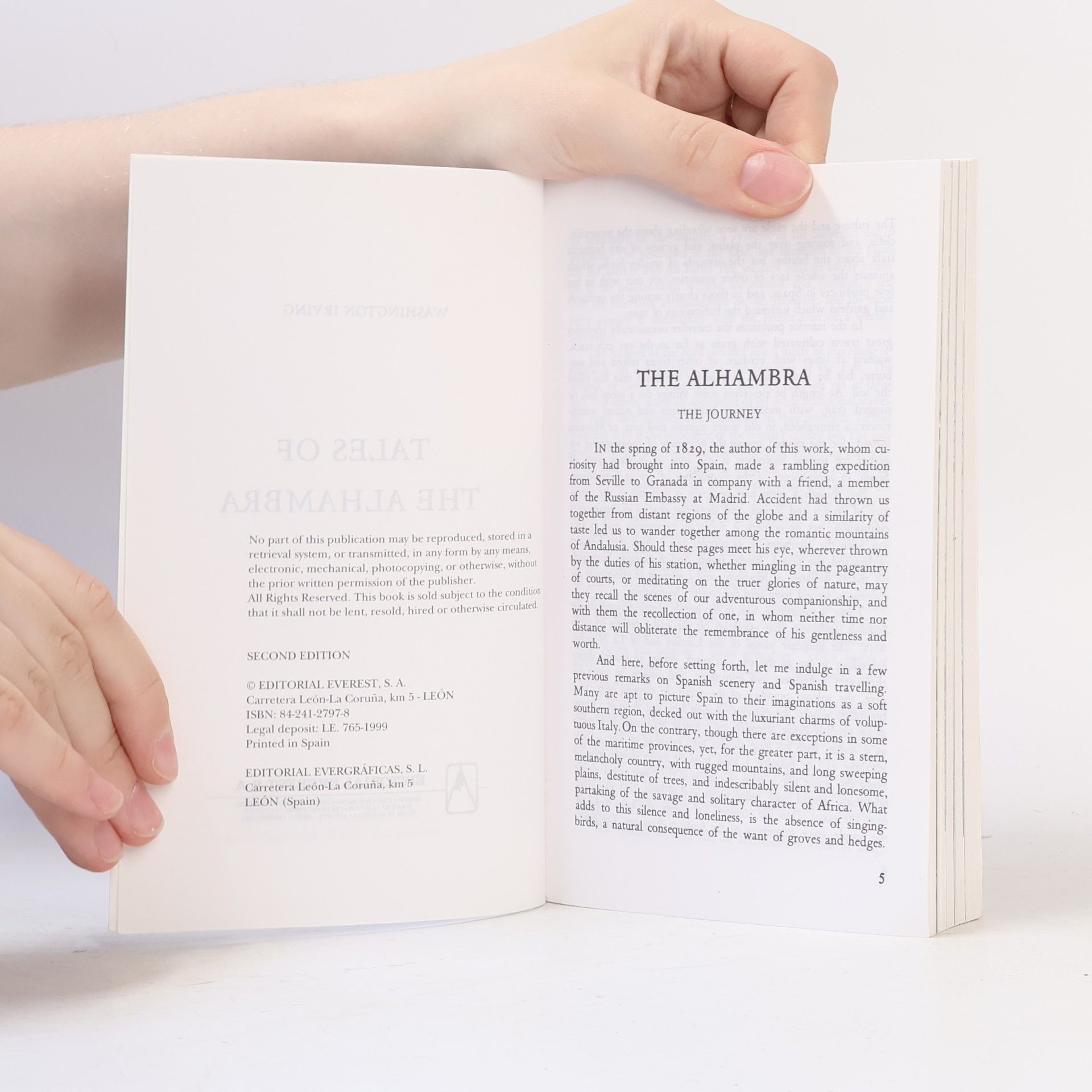 Washington Irving Tales of the Alhambra