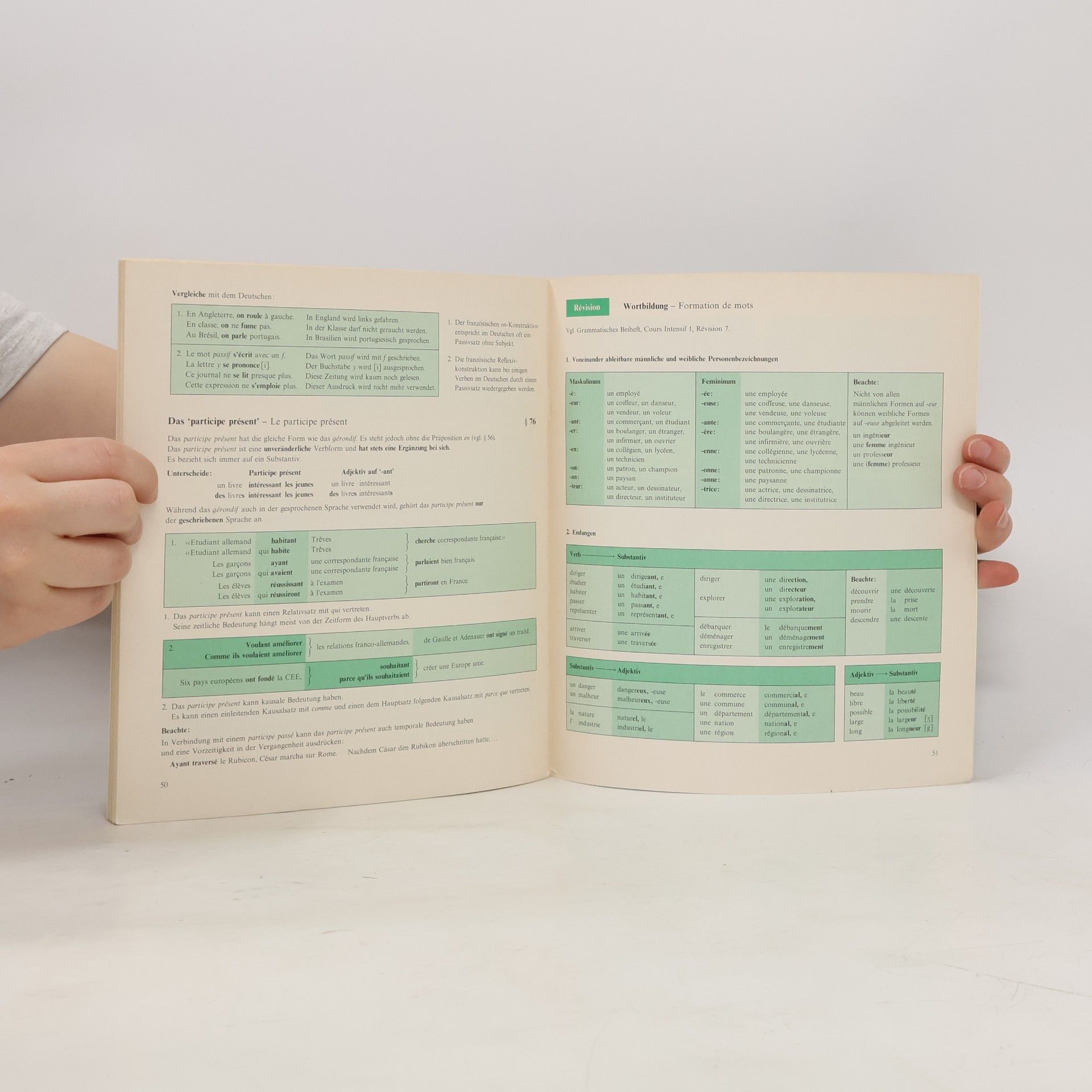 Autorenkollektiv Etudes Francaises, Cours Intensif 2, Grammatisches Beiheft