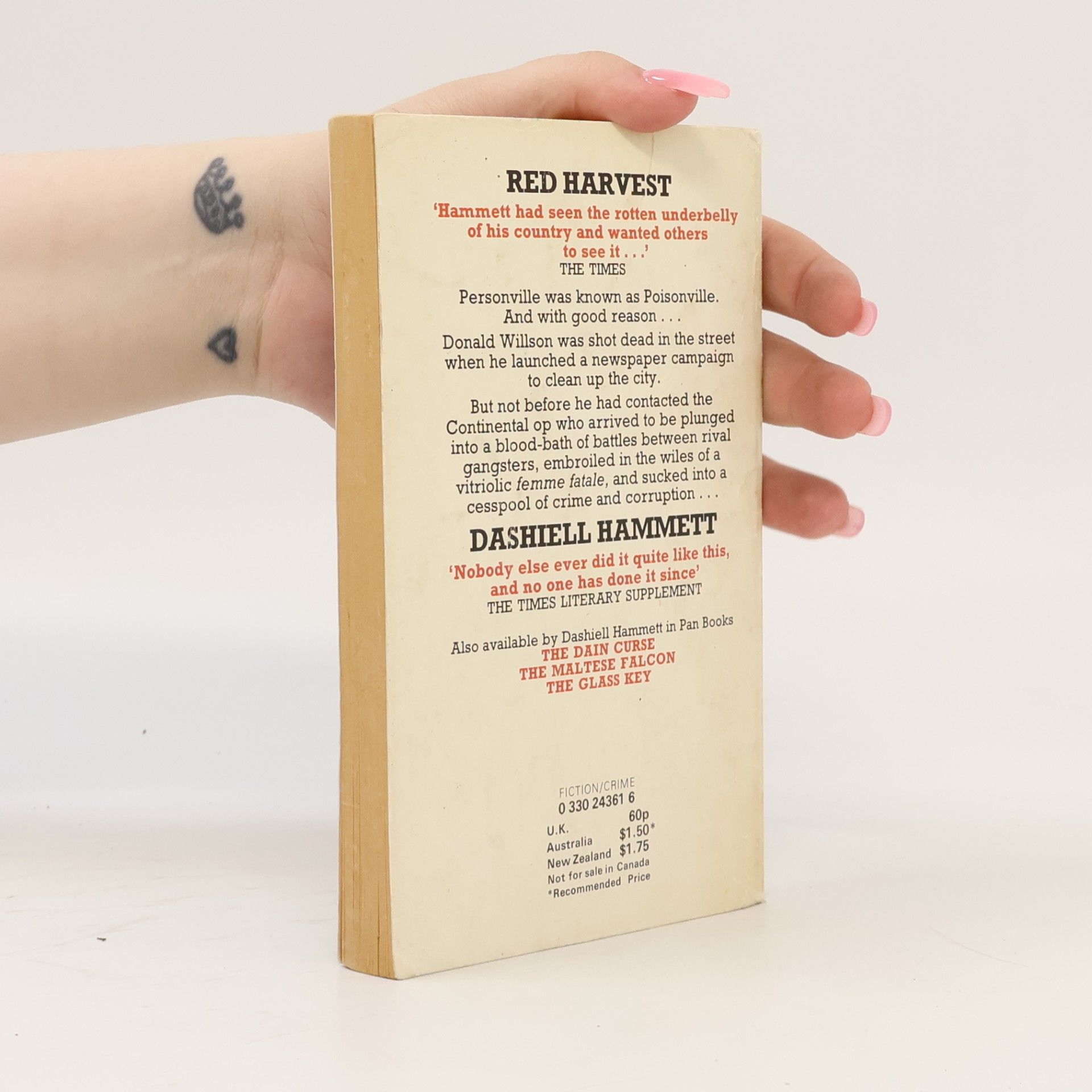 Dashiell Hammett Red Harvest