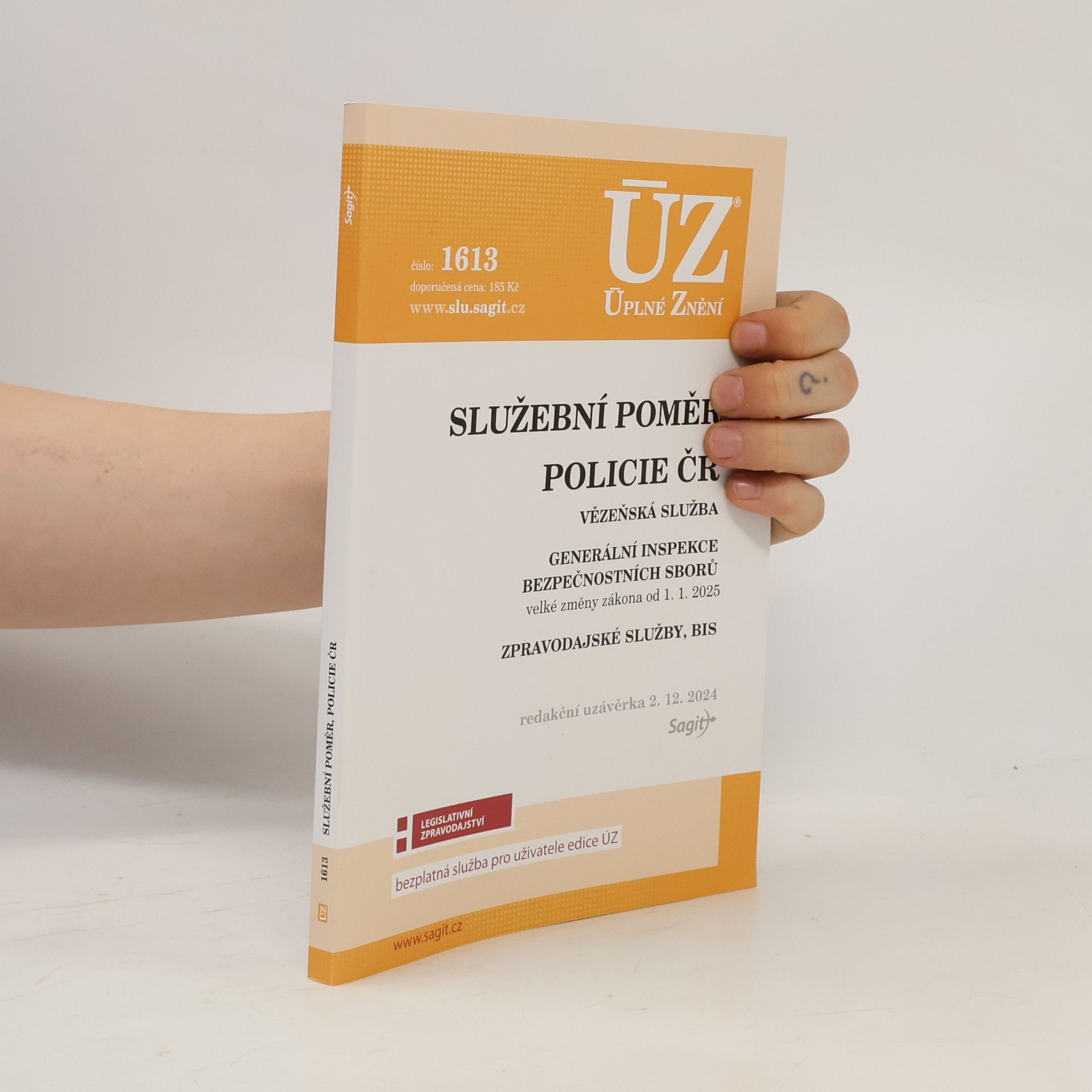 Collectif d'auteurs Služební poměr Policie ČR 1613
