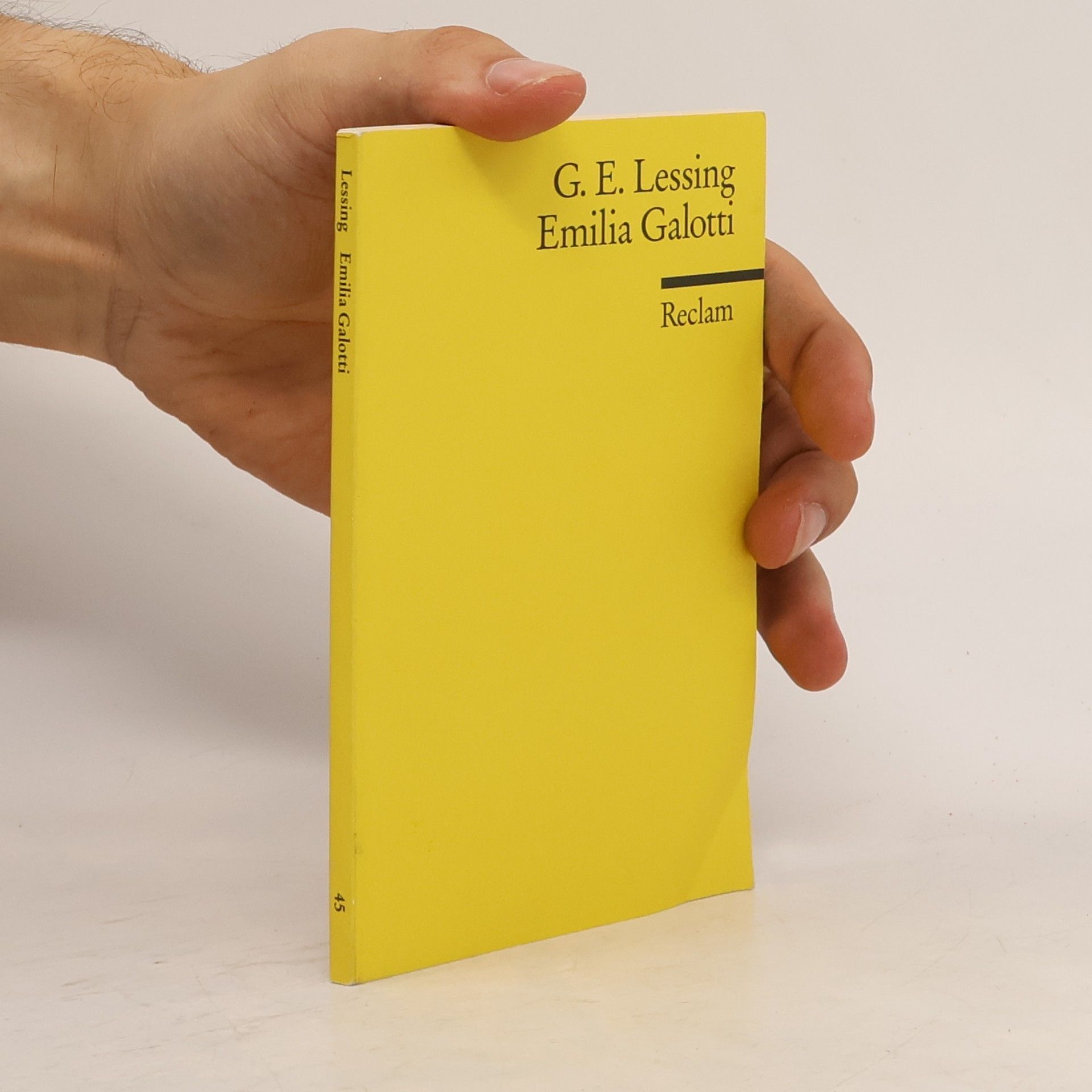 Gotthold Ephraim Lessing Emilia Galotti