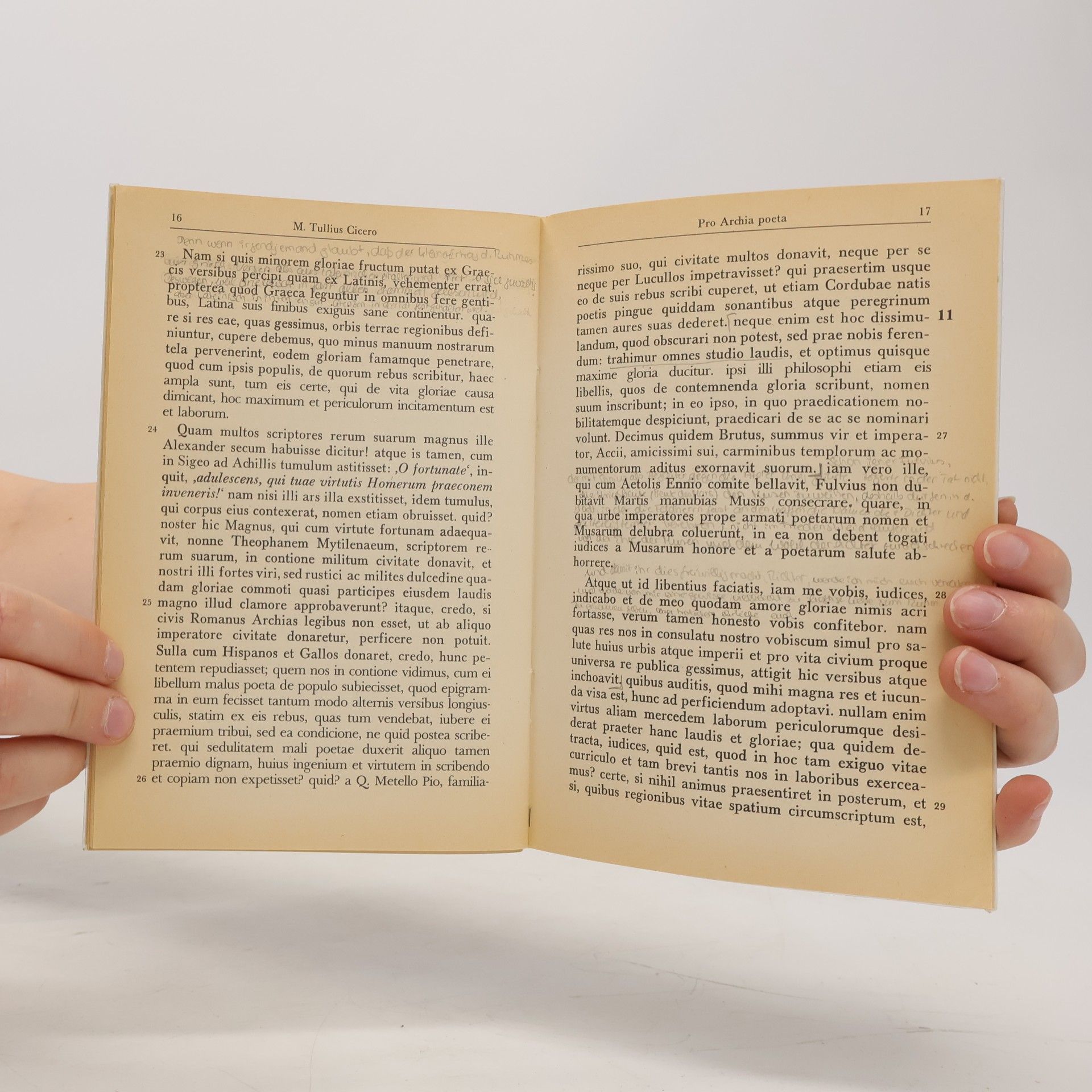Marcus Tullius Cicero Aschendorffs Sammlung lateinischer und griechischer Klassiker: Rede für Archias