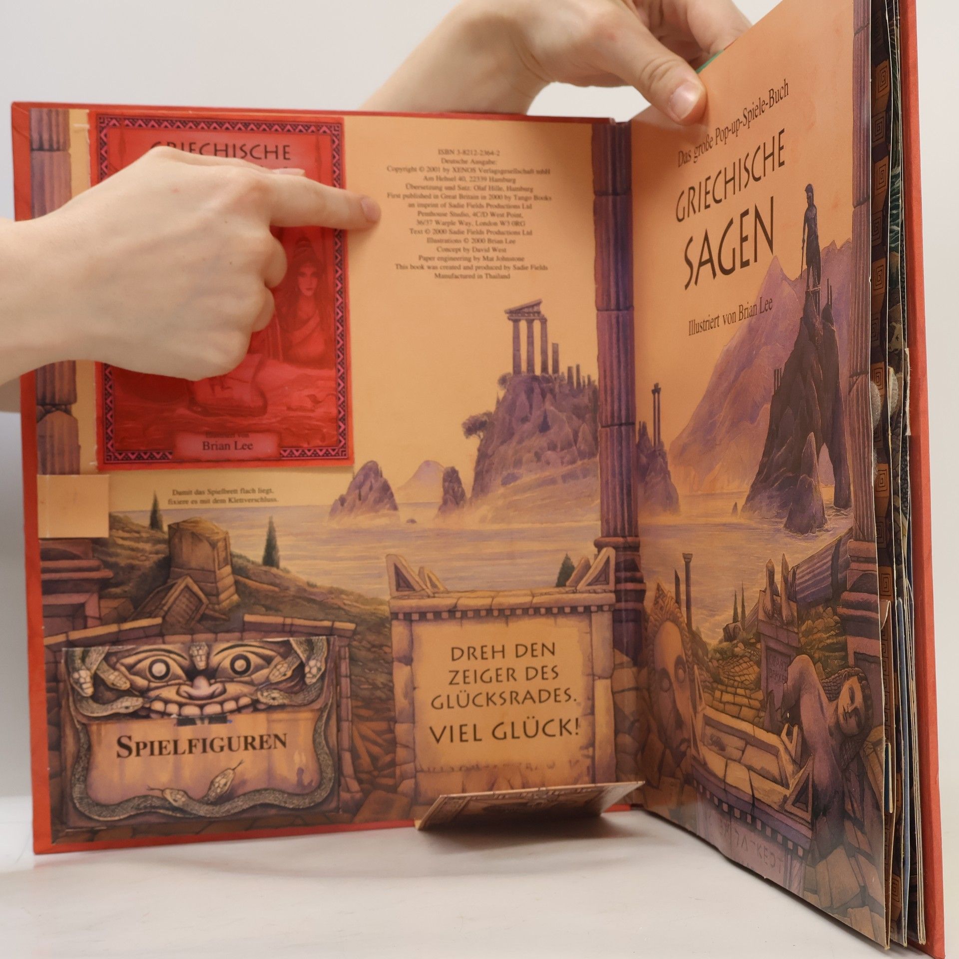 Brian Lee Das große Pop-up-Spiele-Buch