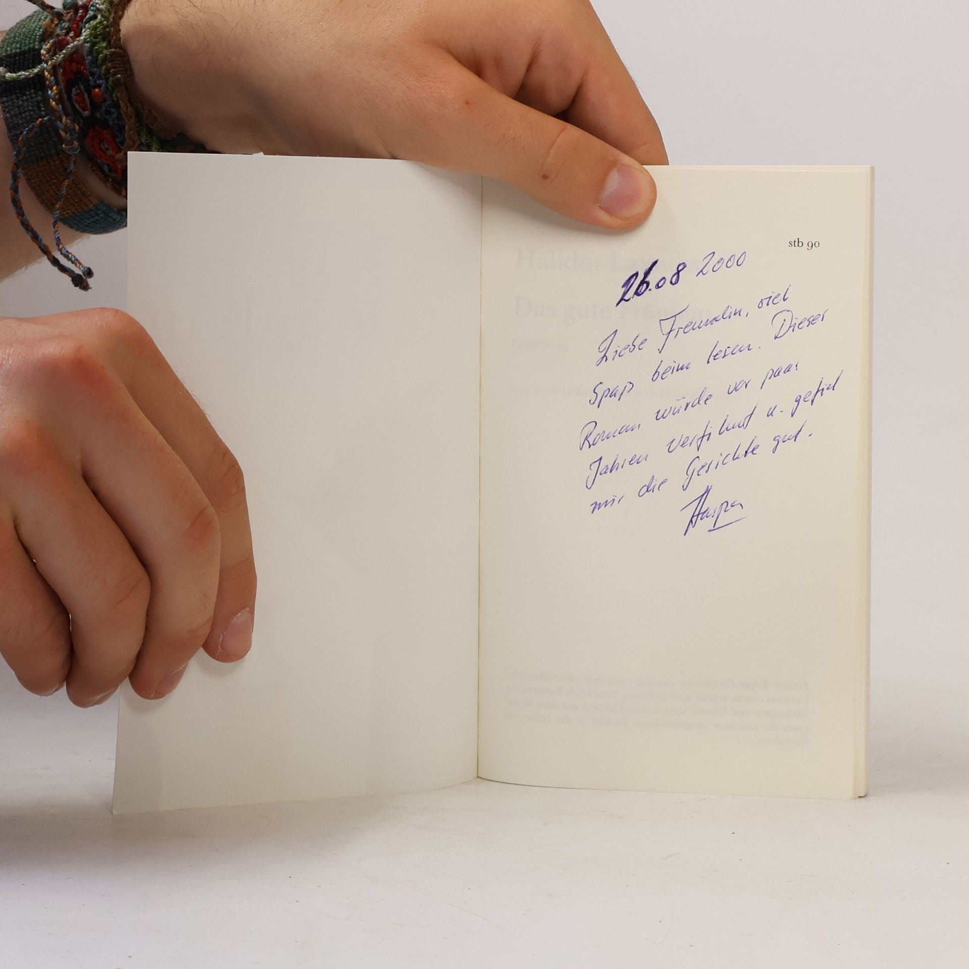 Halldór Laxness Das gute Fräulein. Erzählung. Aus d. Isländ. v. Hubert Seelow