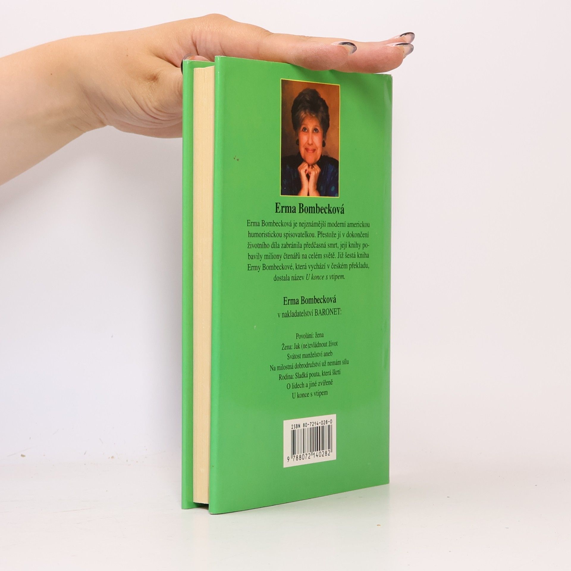 Erma Bombeck U konce s vtipem