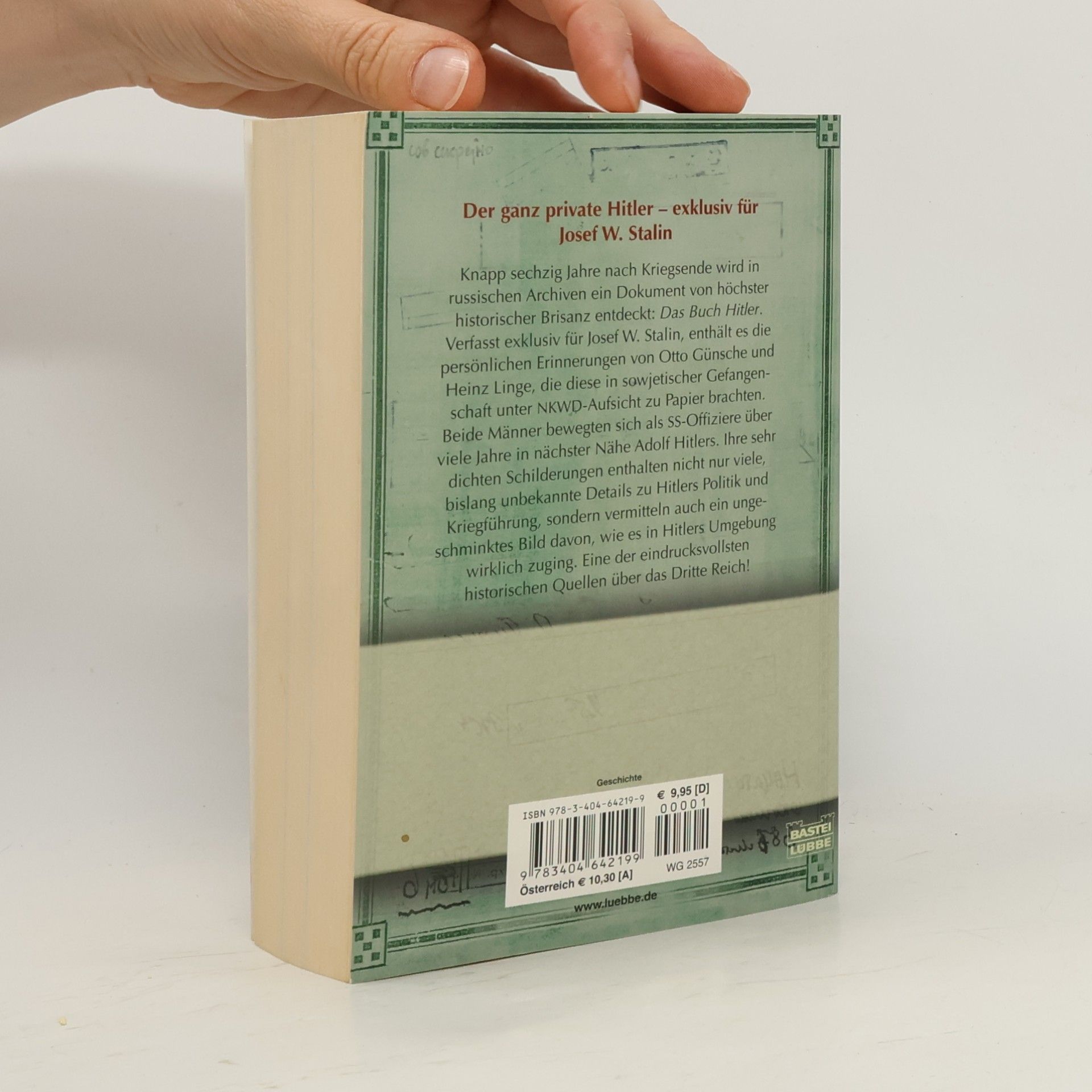 Henrik Eberle Das Buch Hitler