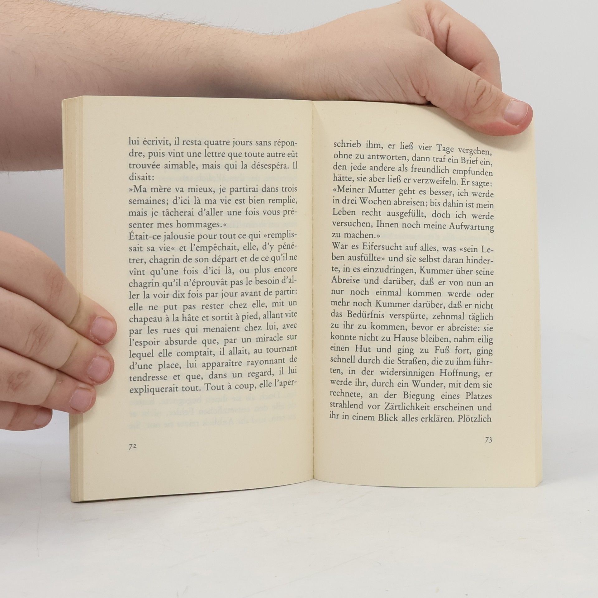 Marcel Proust Der Gleichgültige. Erzählung in zwei Sprachen