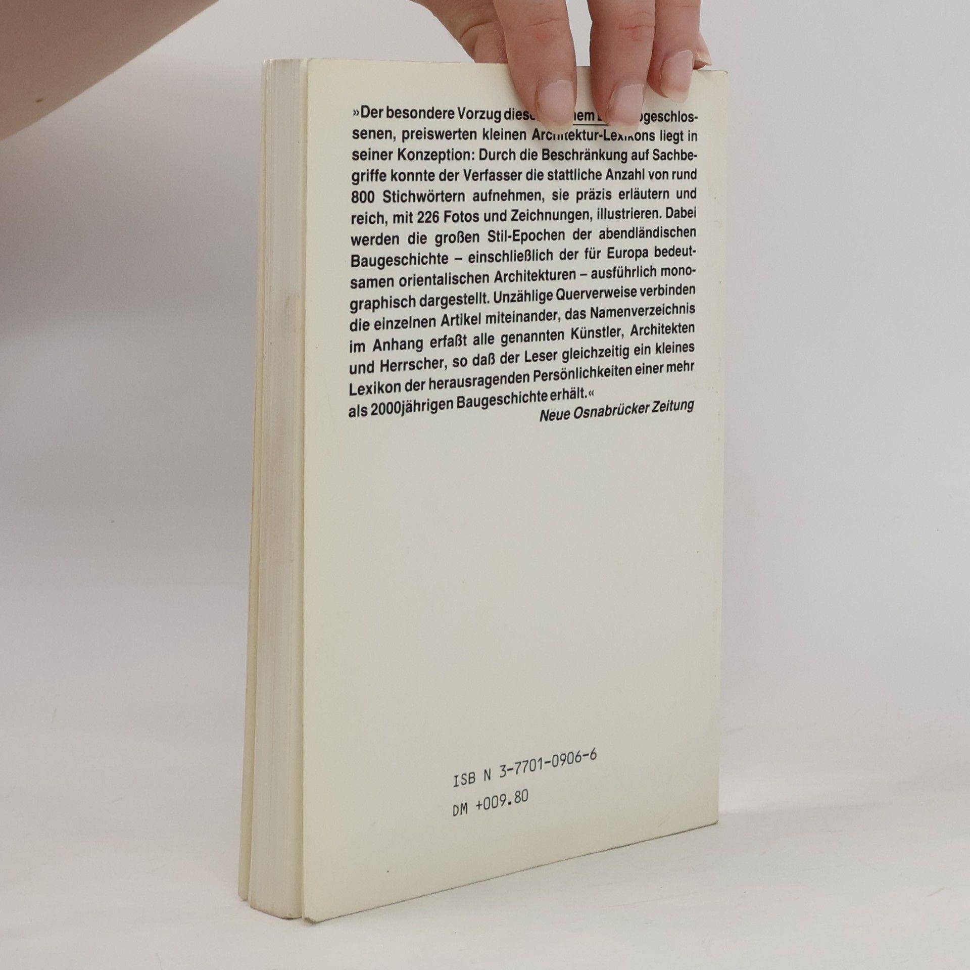 Fritz Baumgart DuMont's kleines Sachlexikon der Architektur