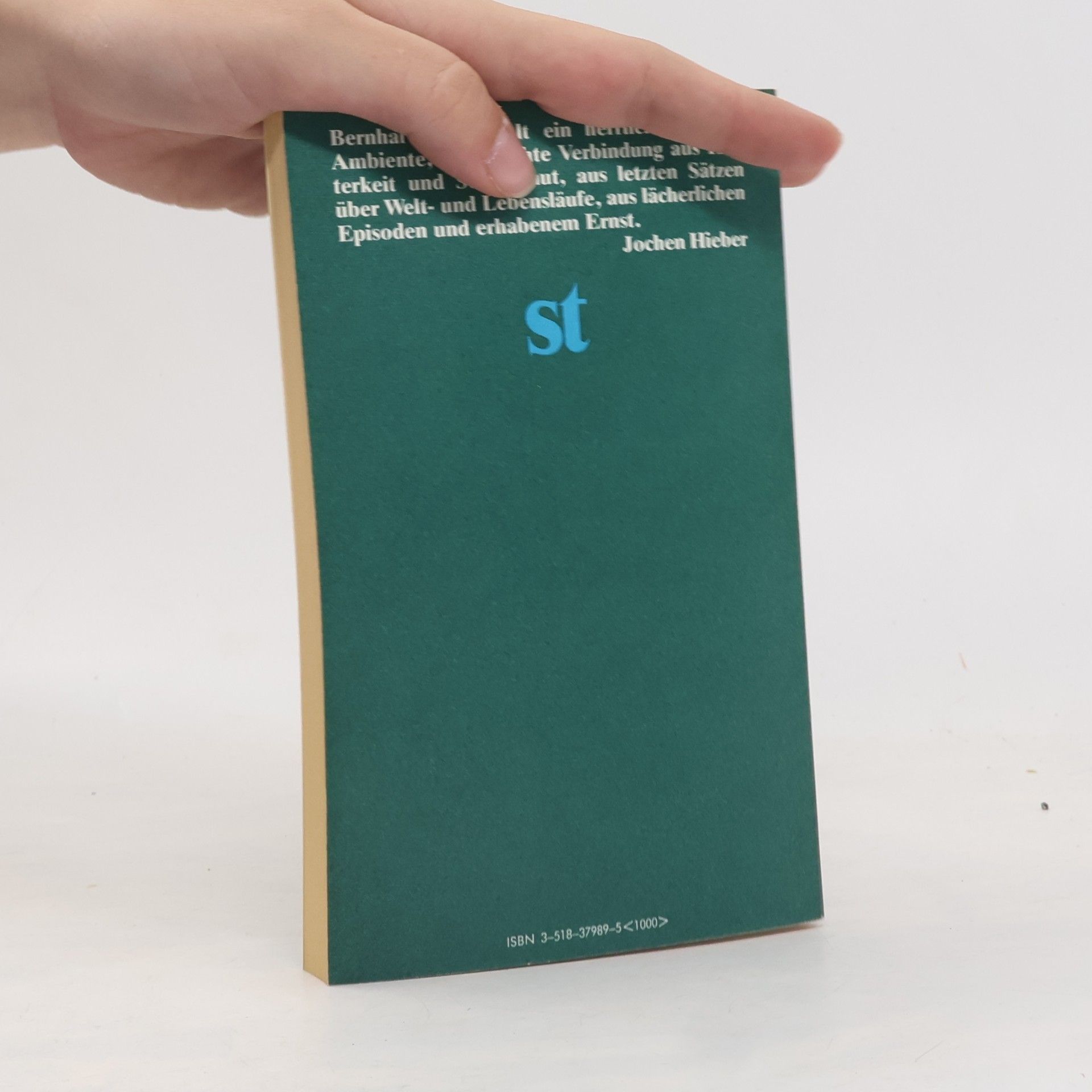 Thomas Bernhard Die Billigesser