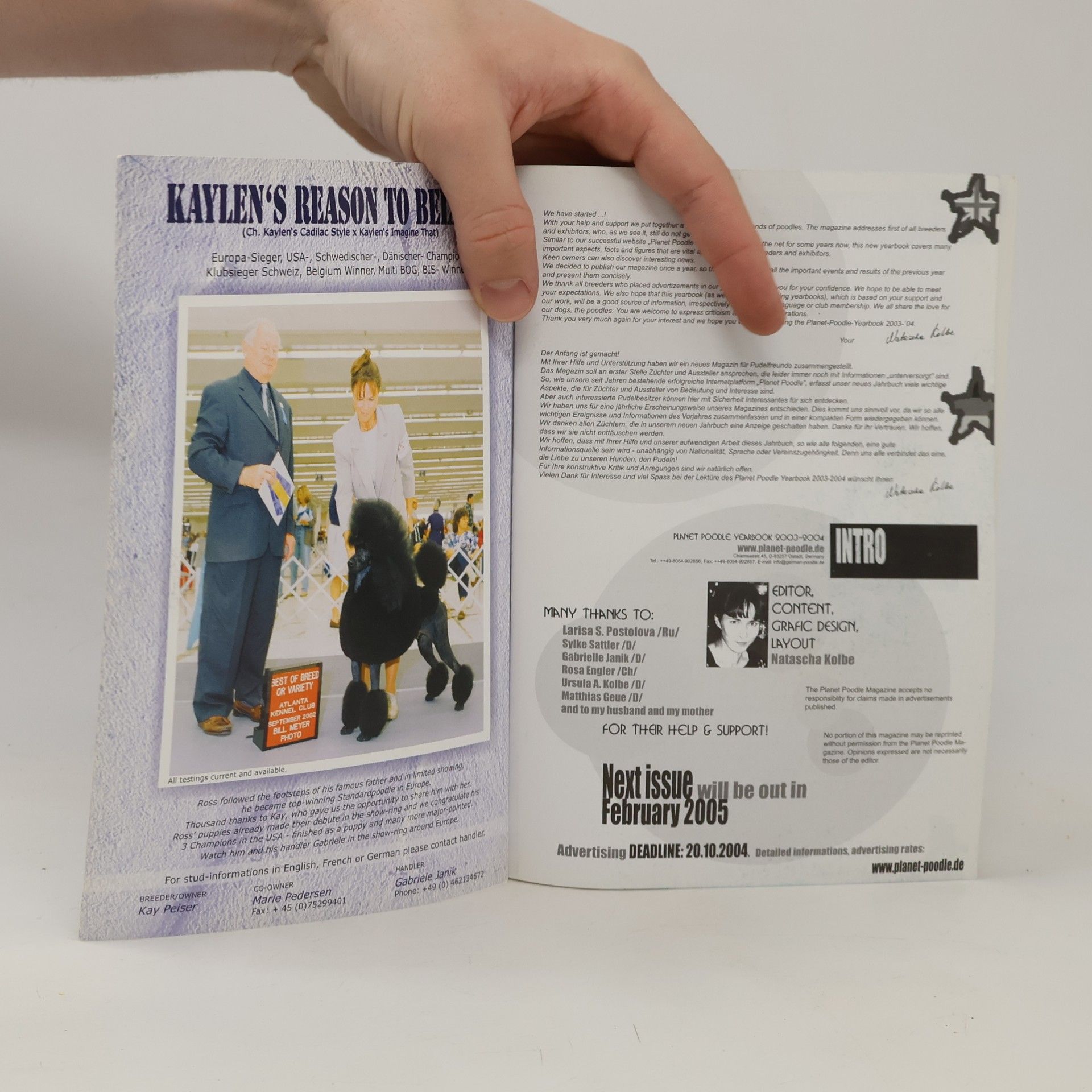 Various authors Planet Poodle. The German Poodle Magazine
