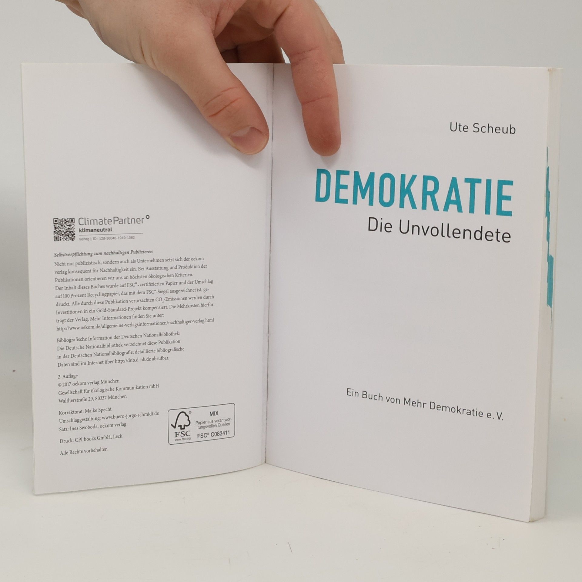 Ute Scheub Demokratie. Die Unvollendete