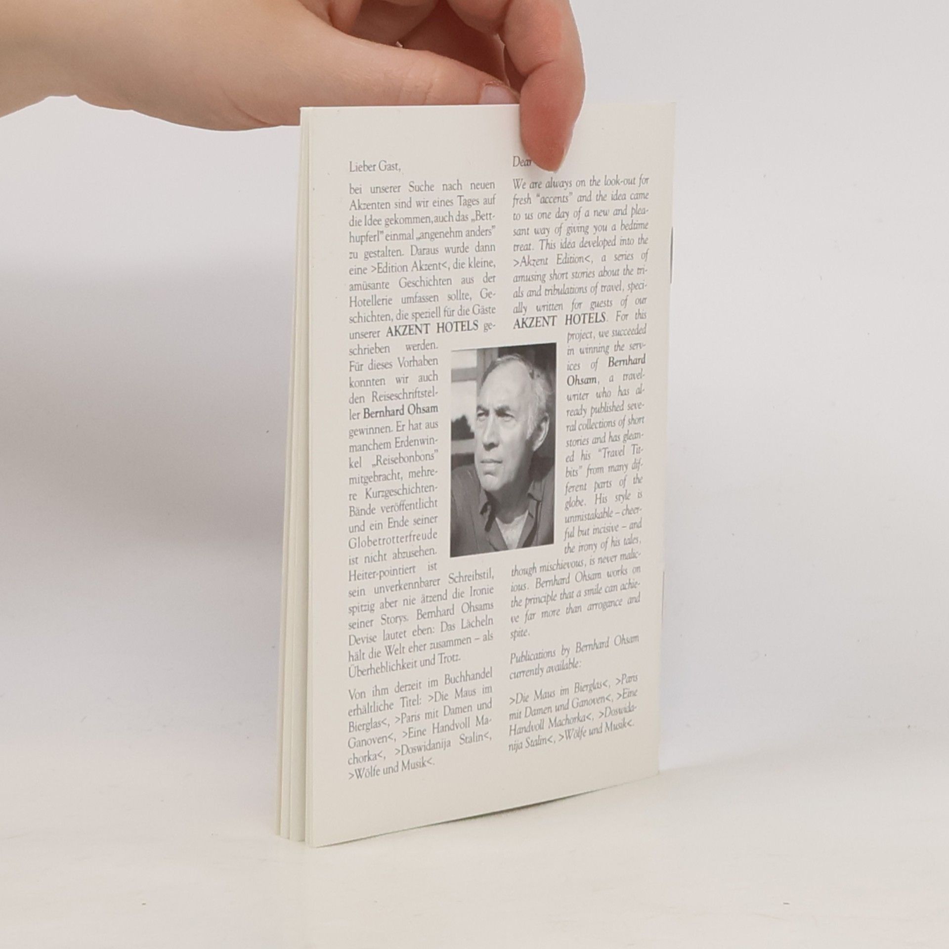 Bernhard Ohsam Reisebonbons >Travel Titbits< No 4