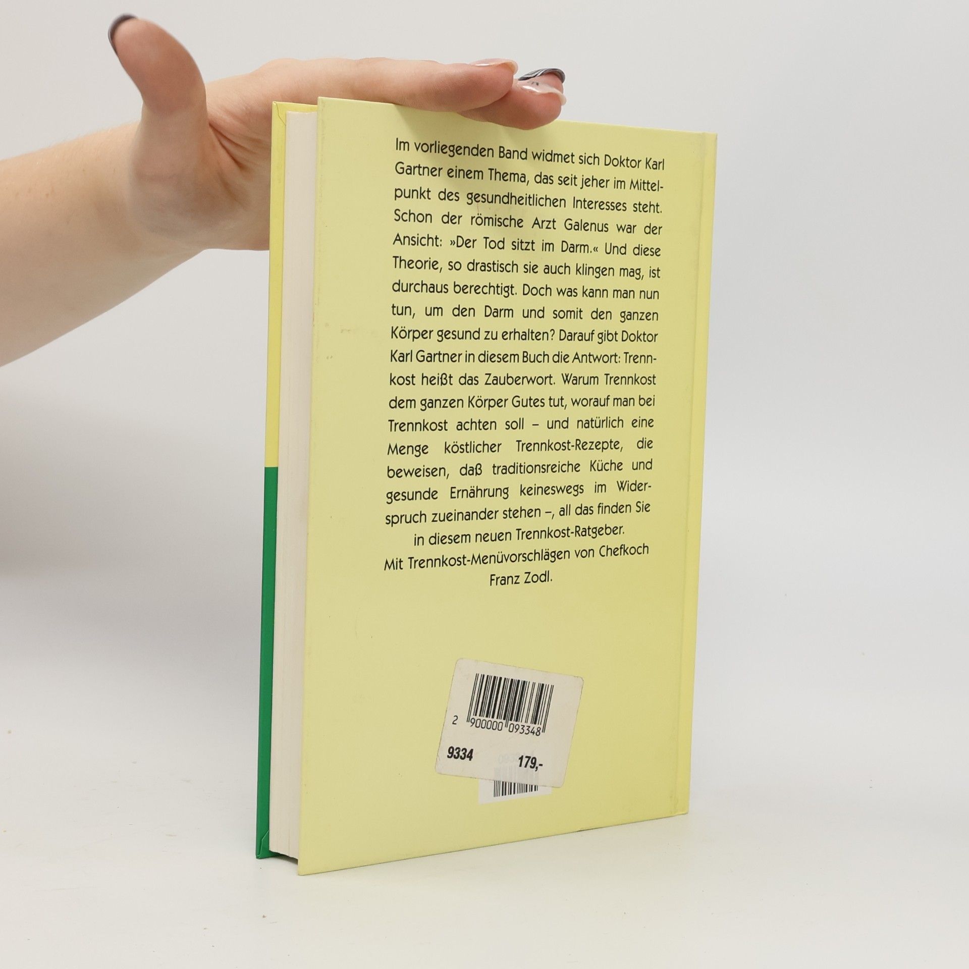 Karl Gartner Dr. Gartners neue Trennkost