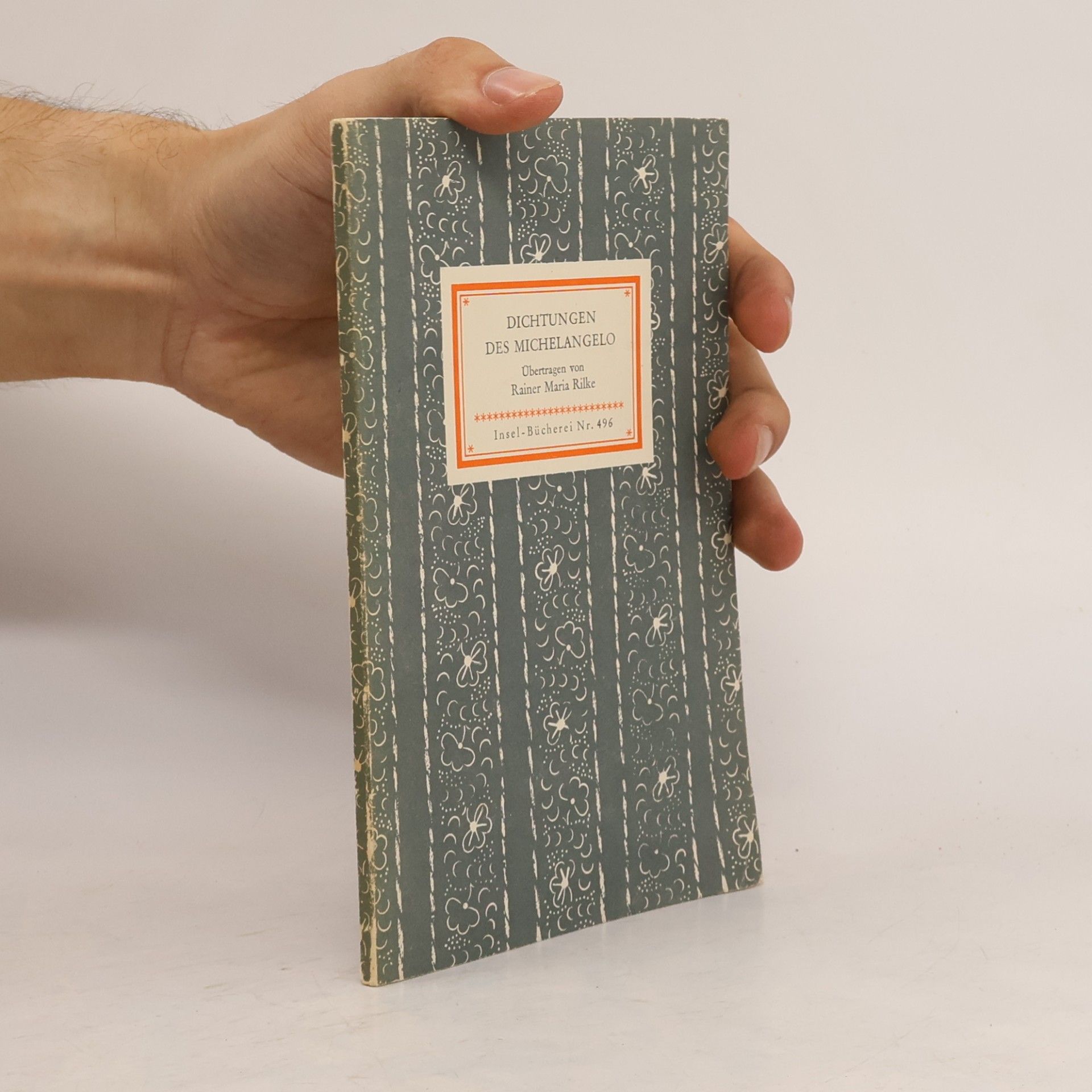 Rainer Maria Rilke Dichtungen des Michalangelo