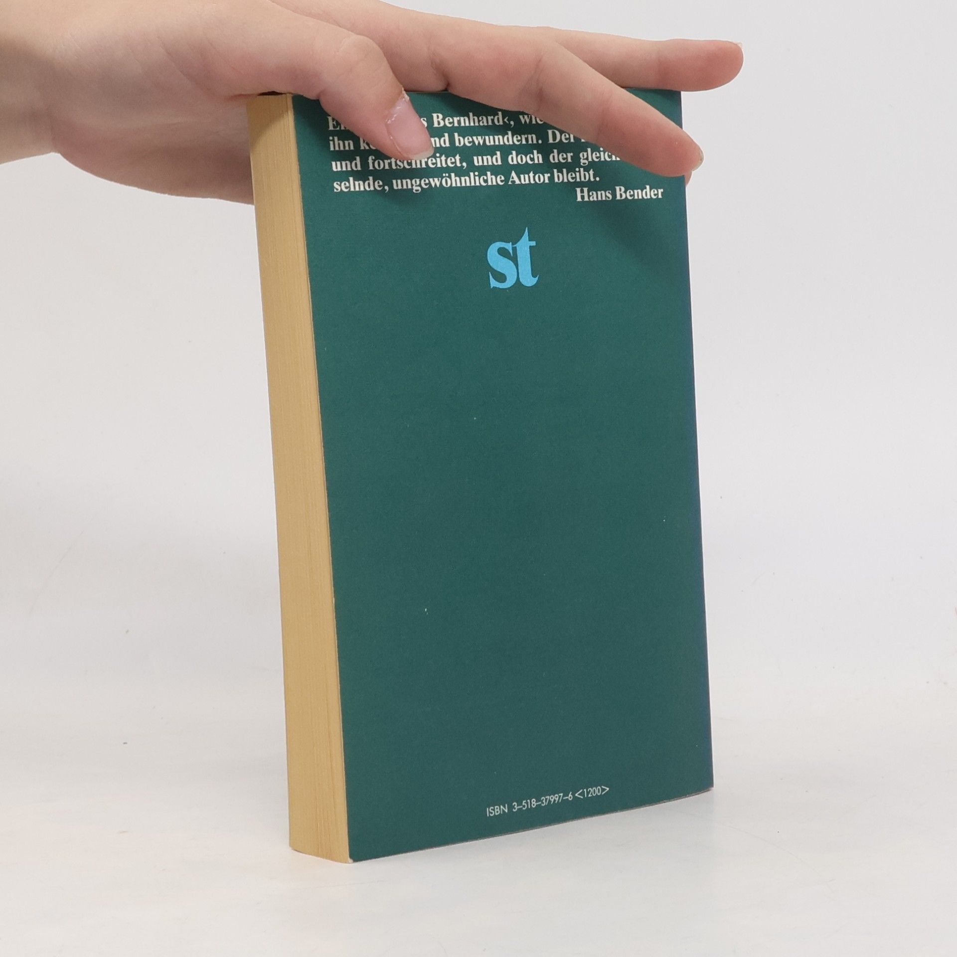 Thomas Bernhard Der Untergeher