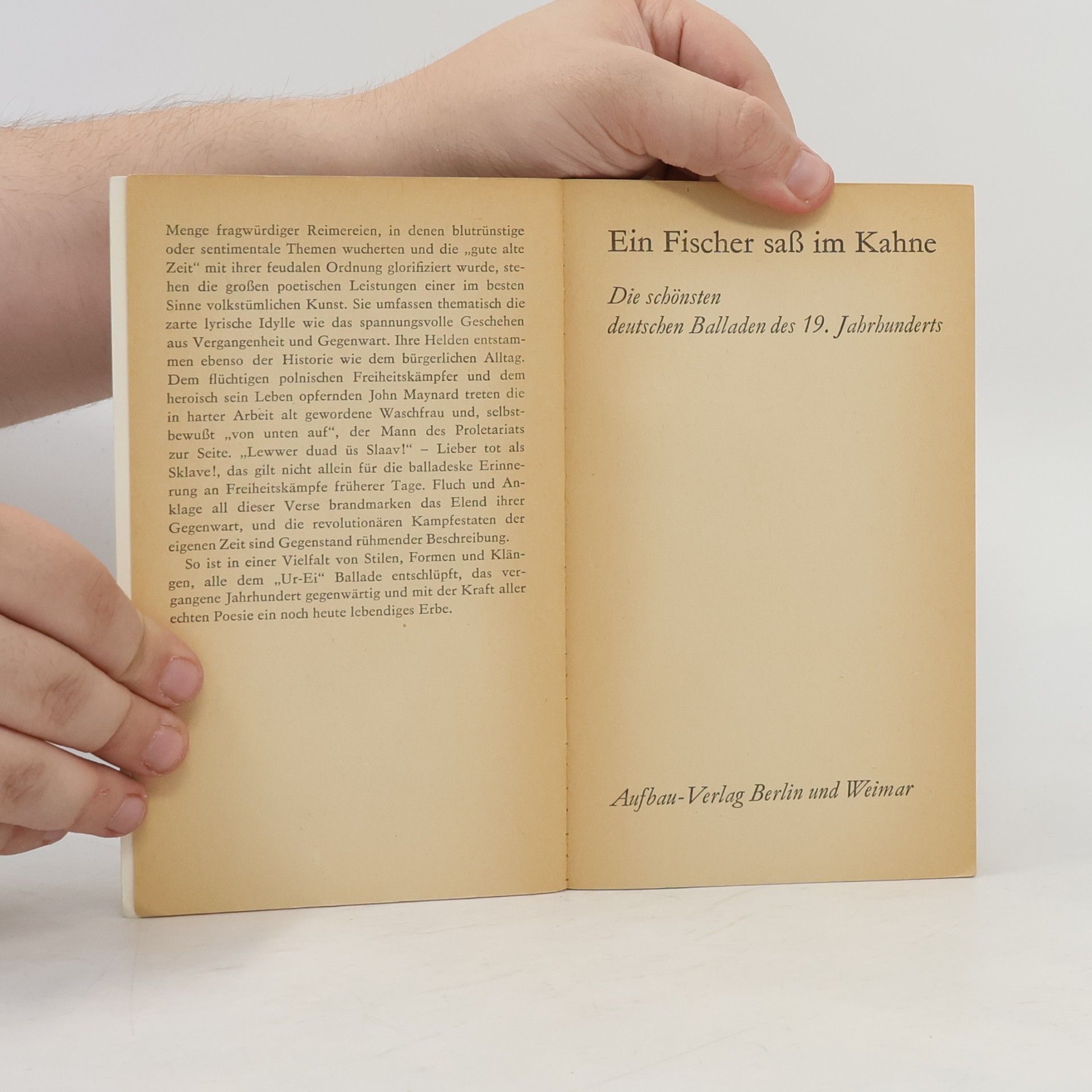 Various authors Ein Fischer saß im Kahne
