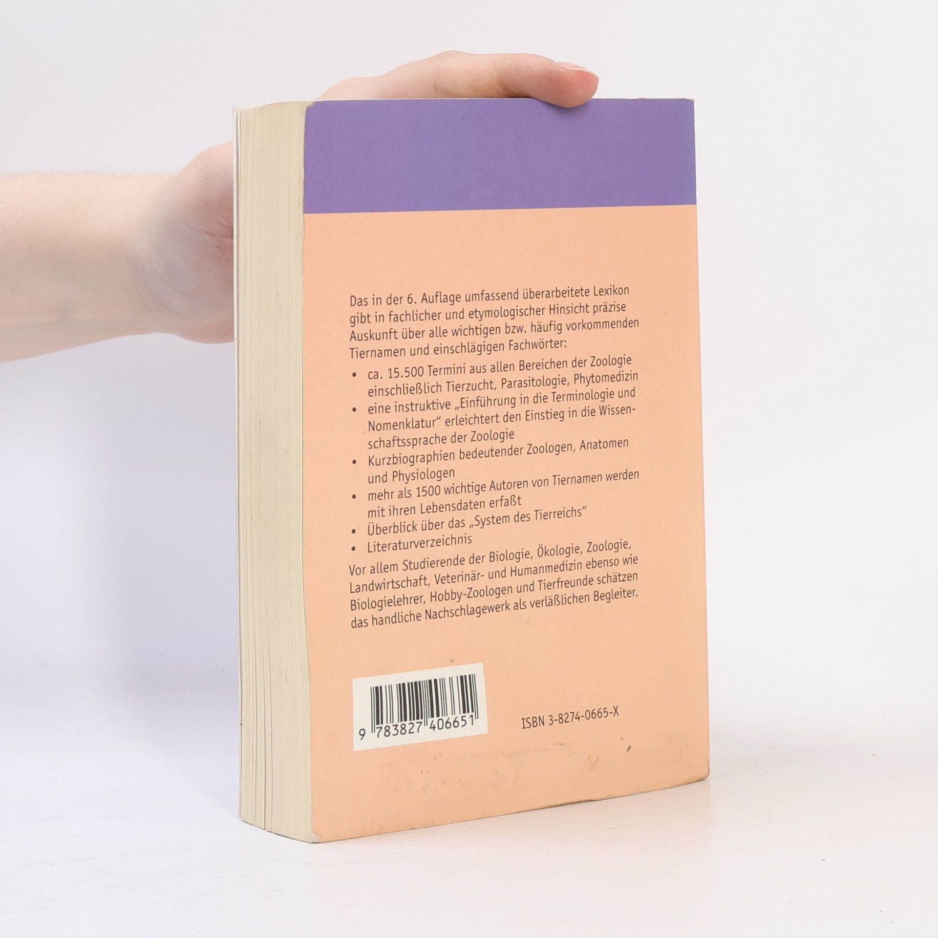 Erwin Hentschel Zoologisches Wörterbuch