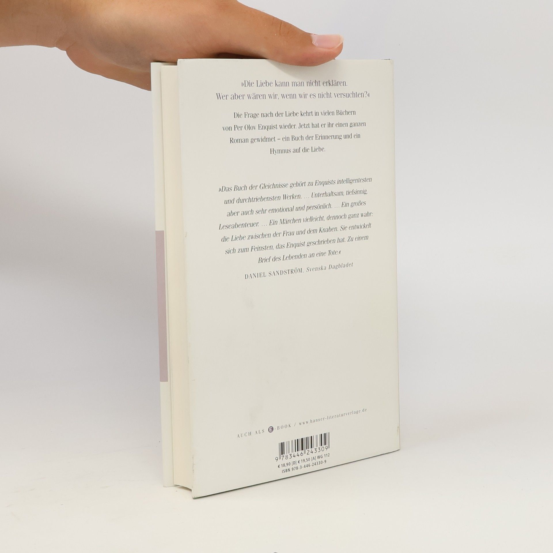 Per Olov Enquist Das Buch der Gleichnisse