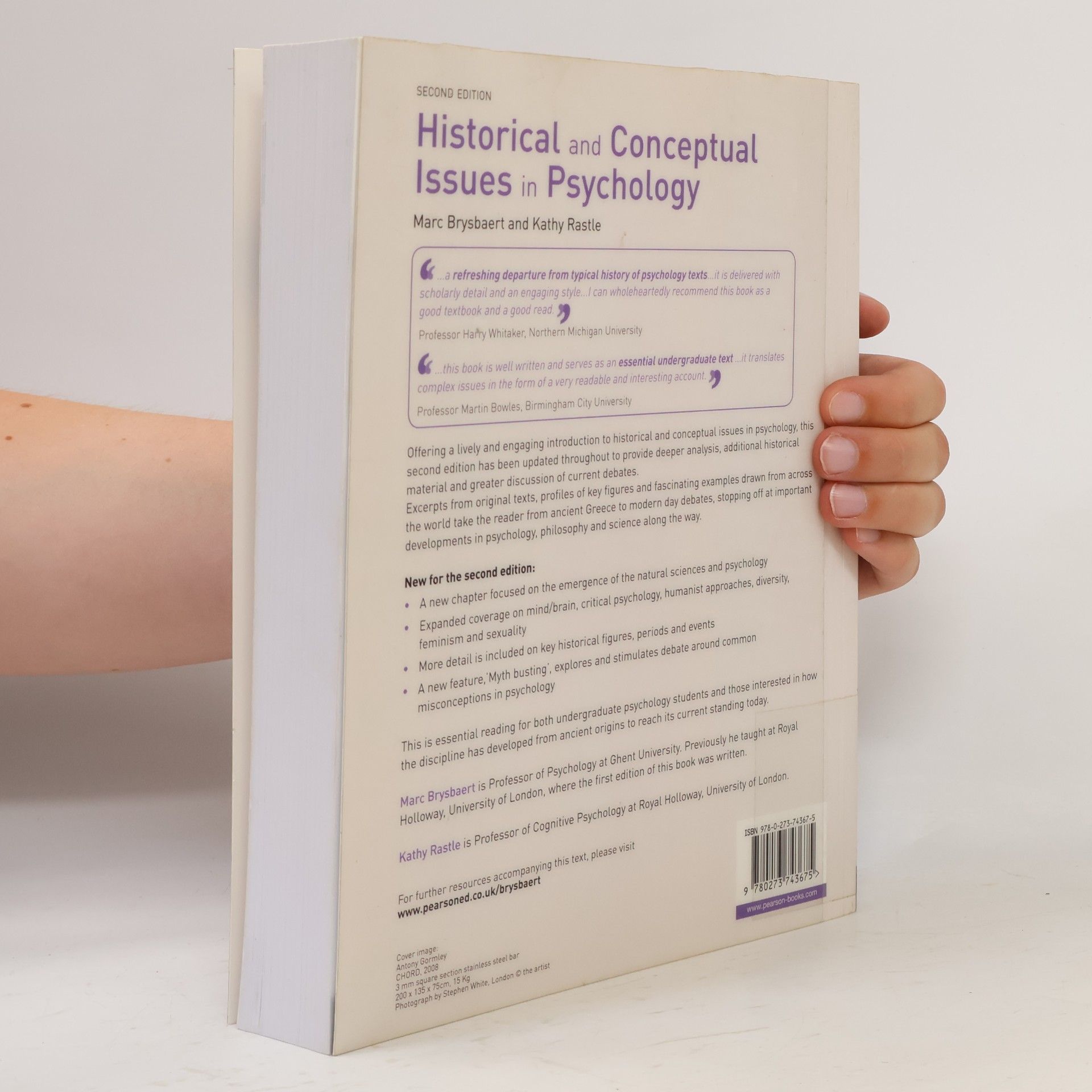 Marc Brysbaert Historical & Conceptual Issues in Psychology - Second Edition