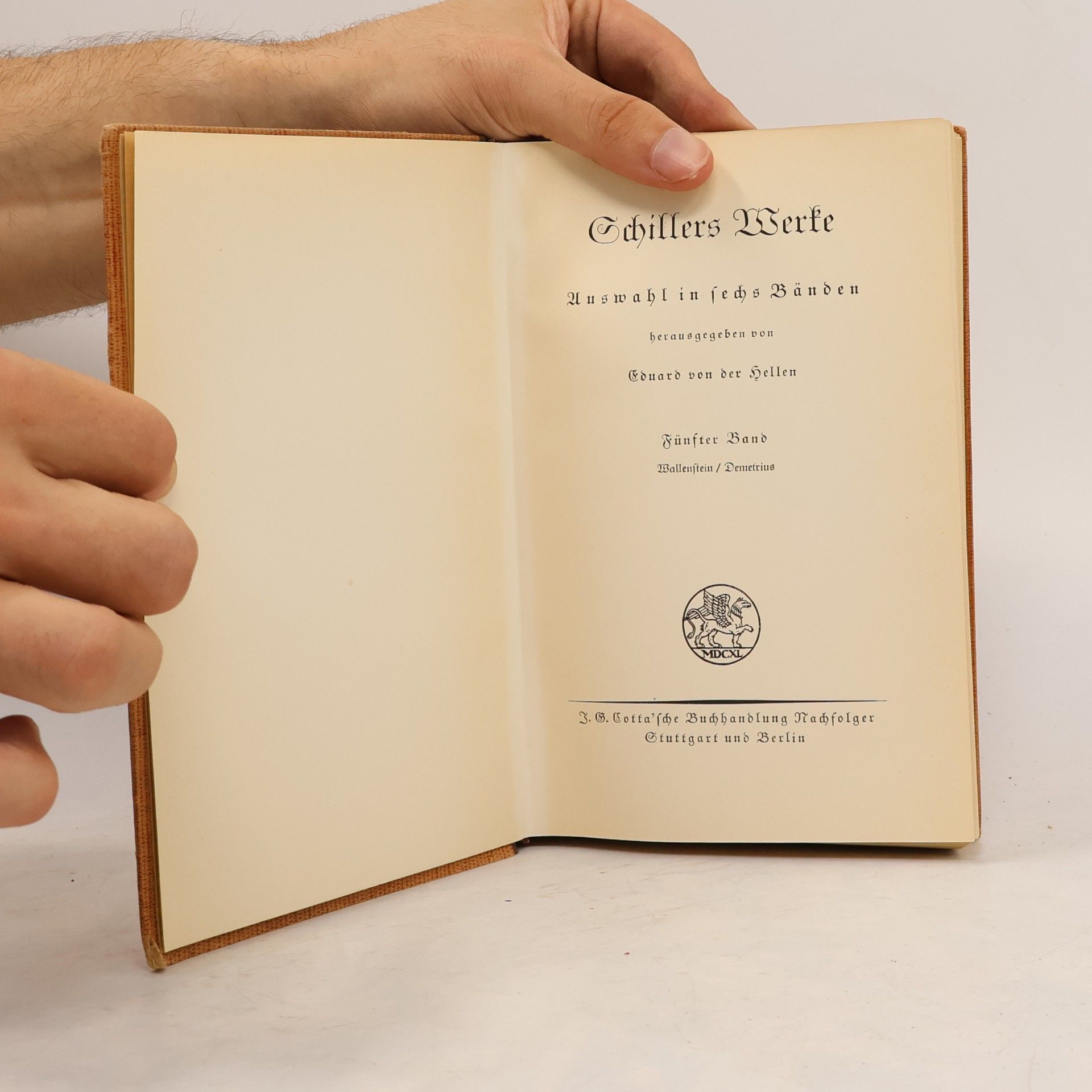Friedrich Schiller Schillers Werke 5
