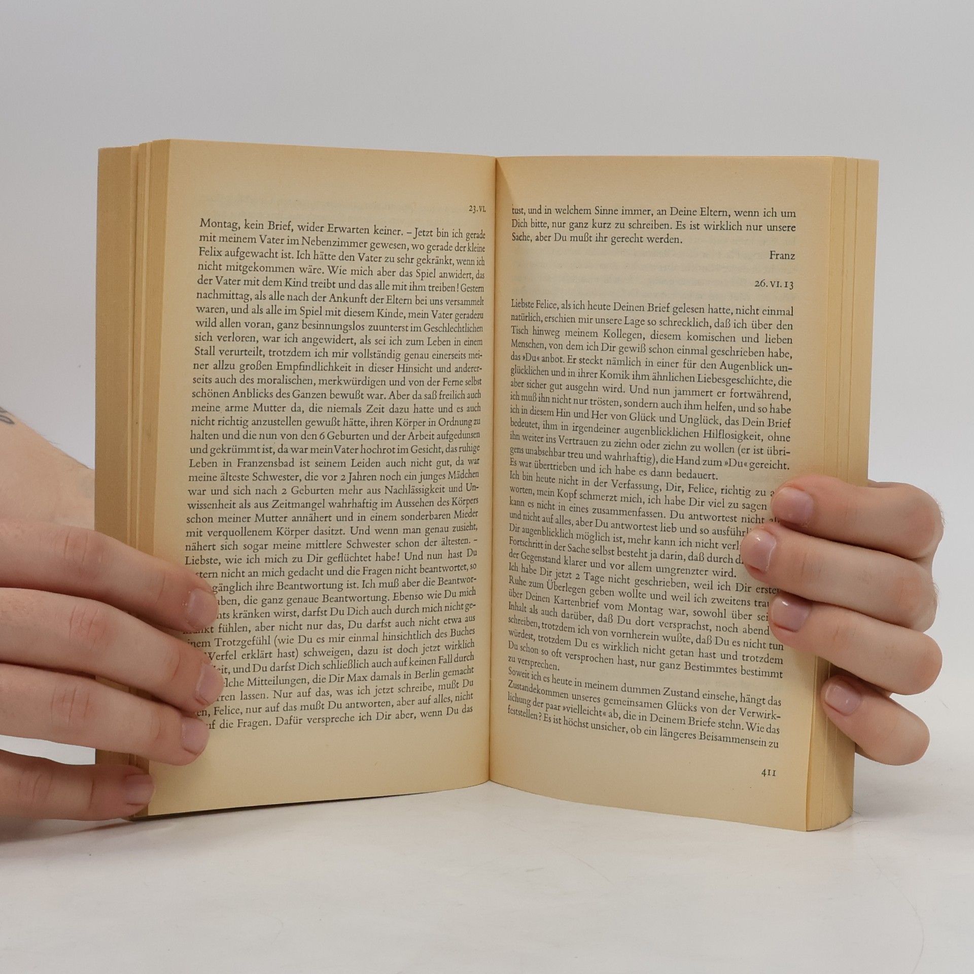 Franz Kafka Briefe an Felice und andere Korrespondenz aus der Verlobungszeit