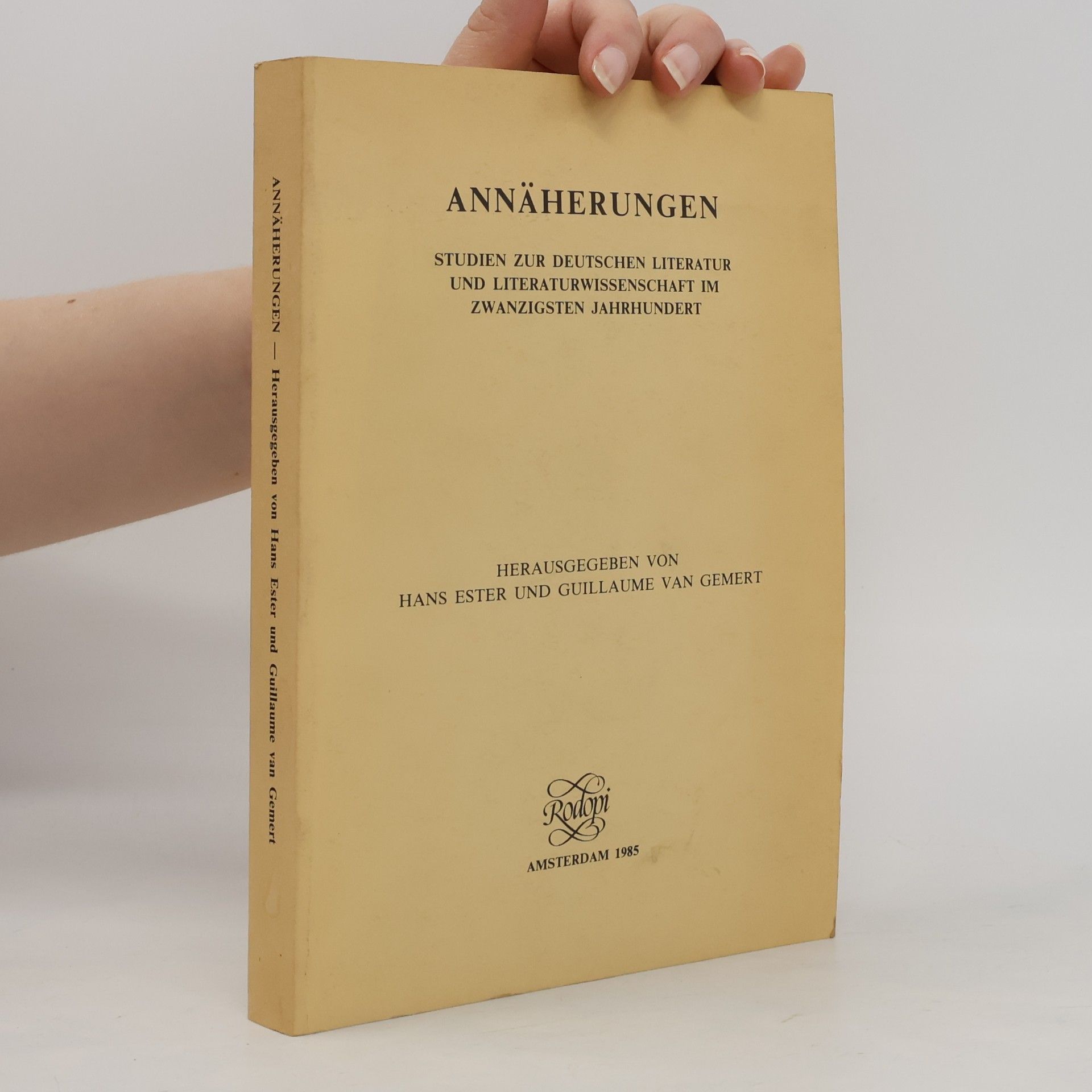 Guillaume van Gemert Annäherungen